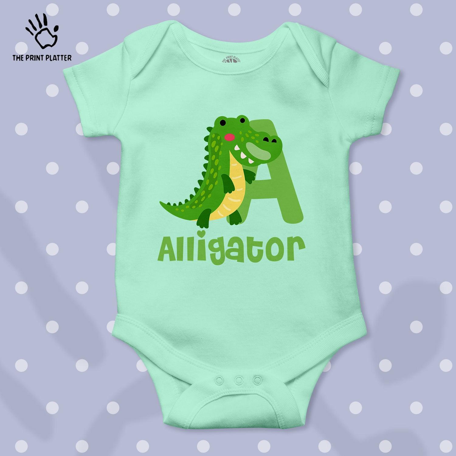 Alligator Unisex Half Sleeve Romper