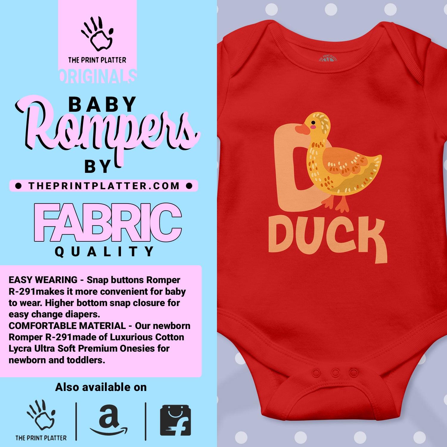 Duck Unisex Half Sleeve Romper