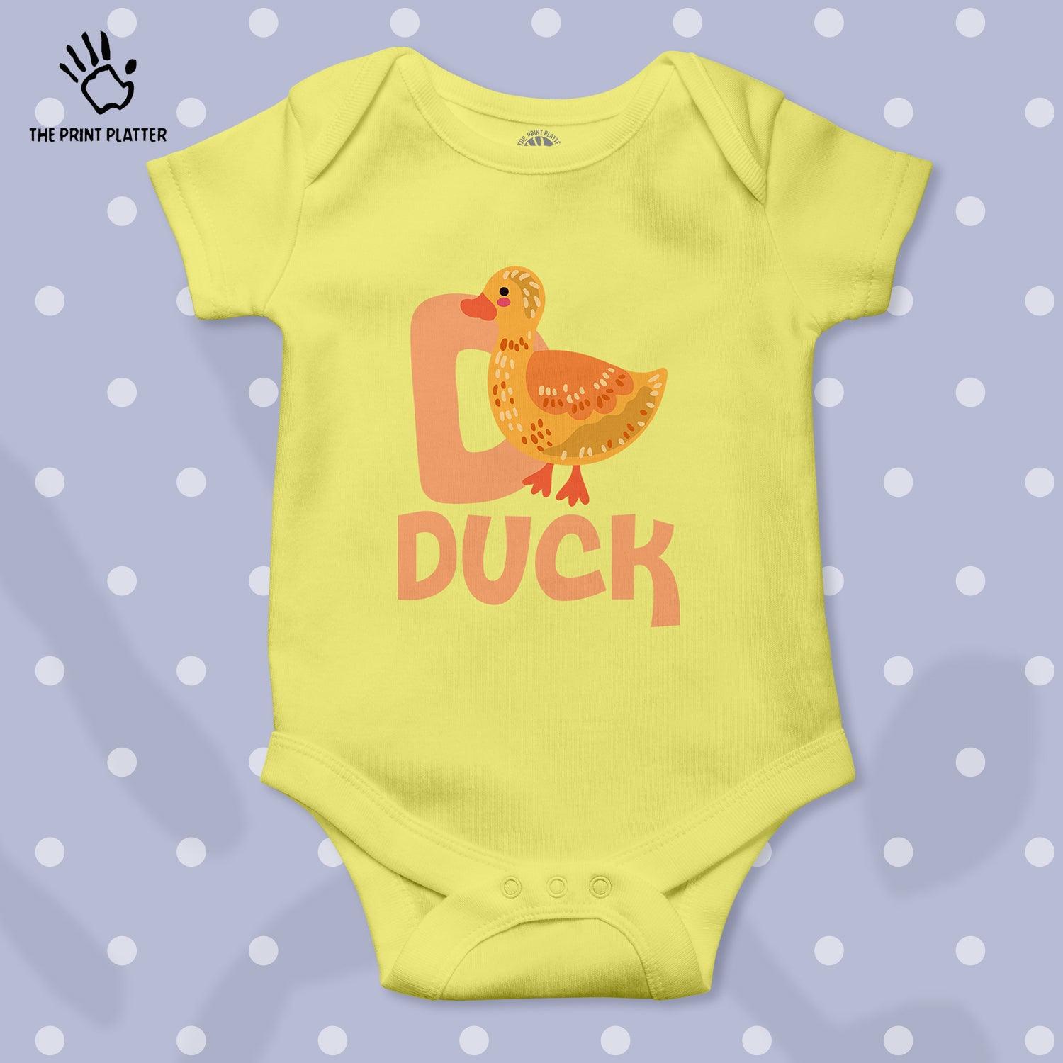 Duck Unisex Half Sleeve Romper