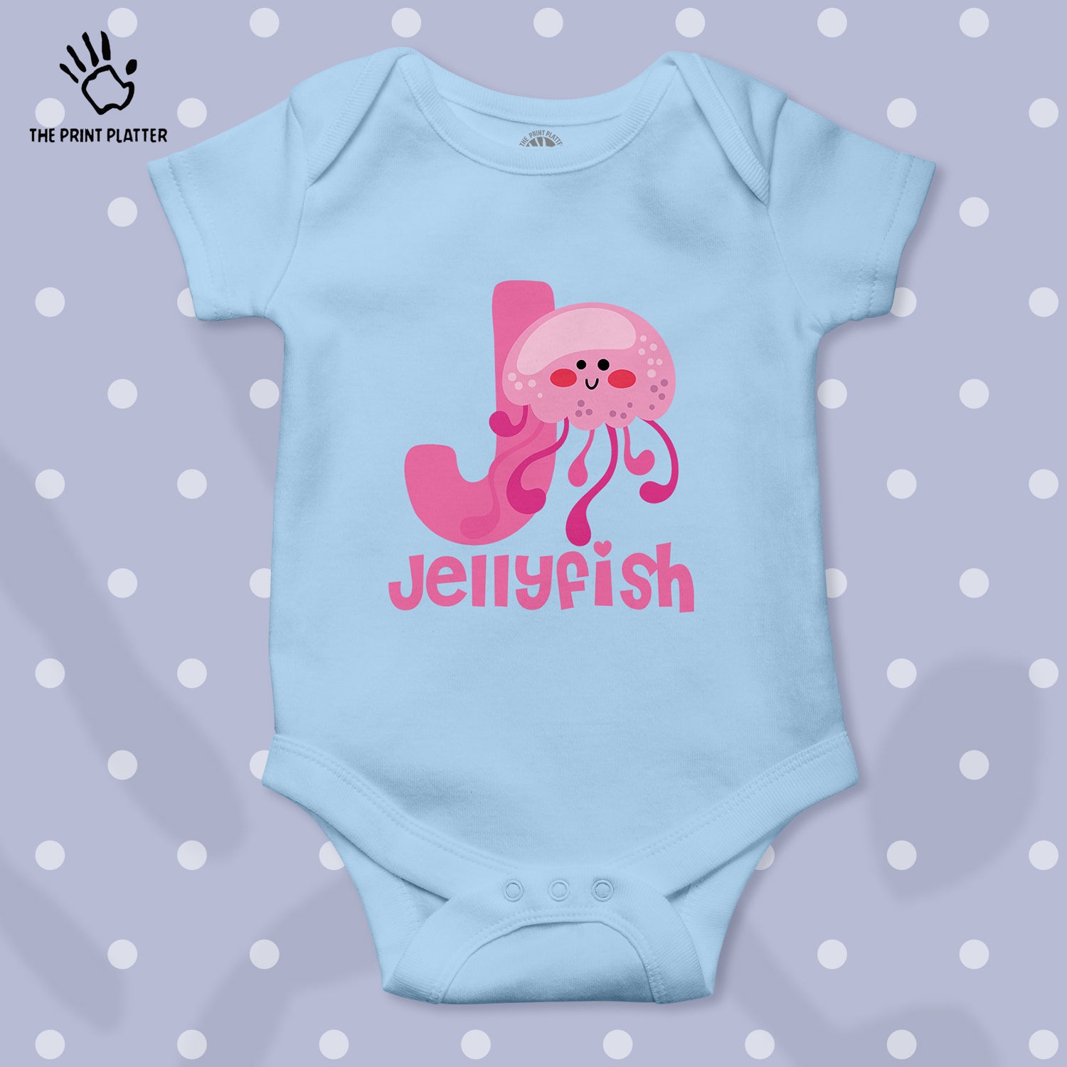 Jellyfish Unisex Half Sleeve Romper