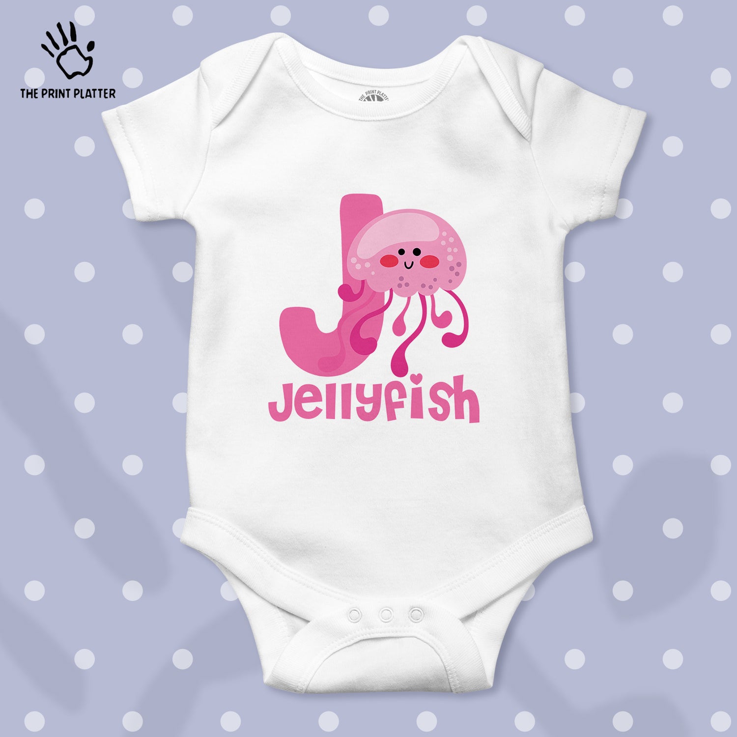 Jellyfish Unisex Half Sleeve Romper