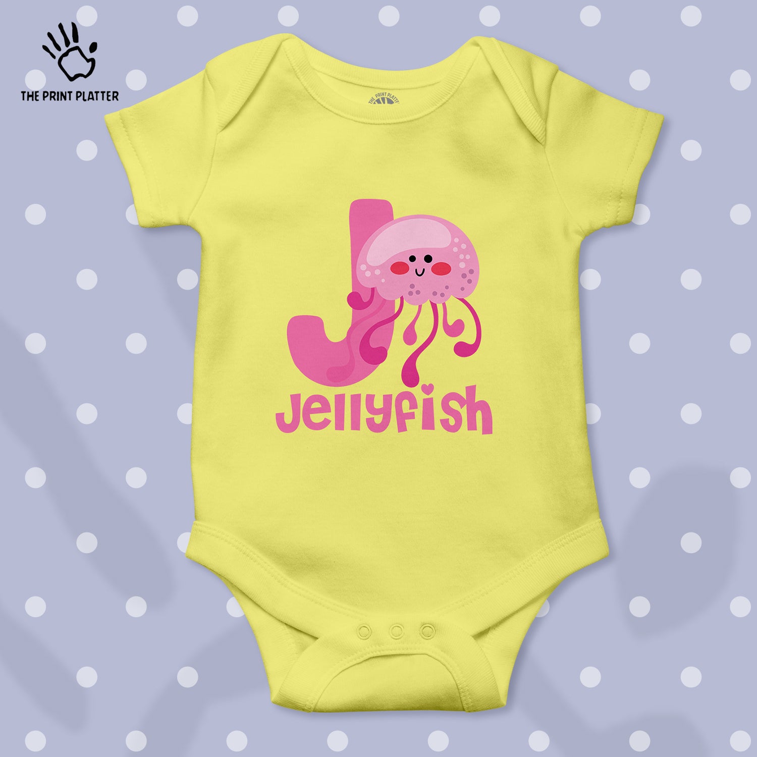 Jellyfish Unisex Half Sleeve Romper