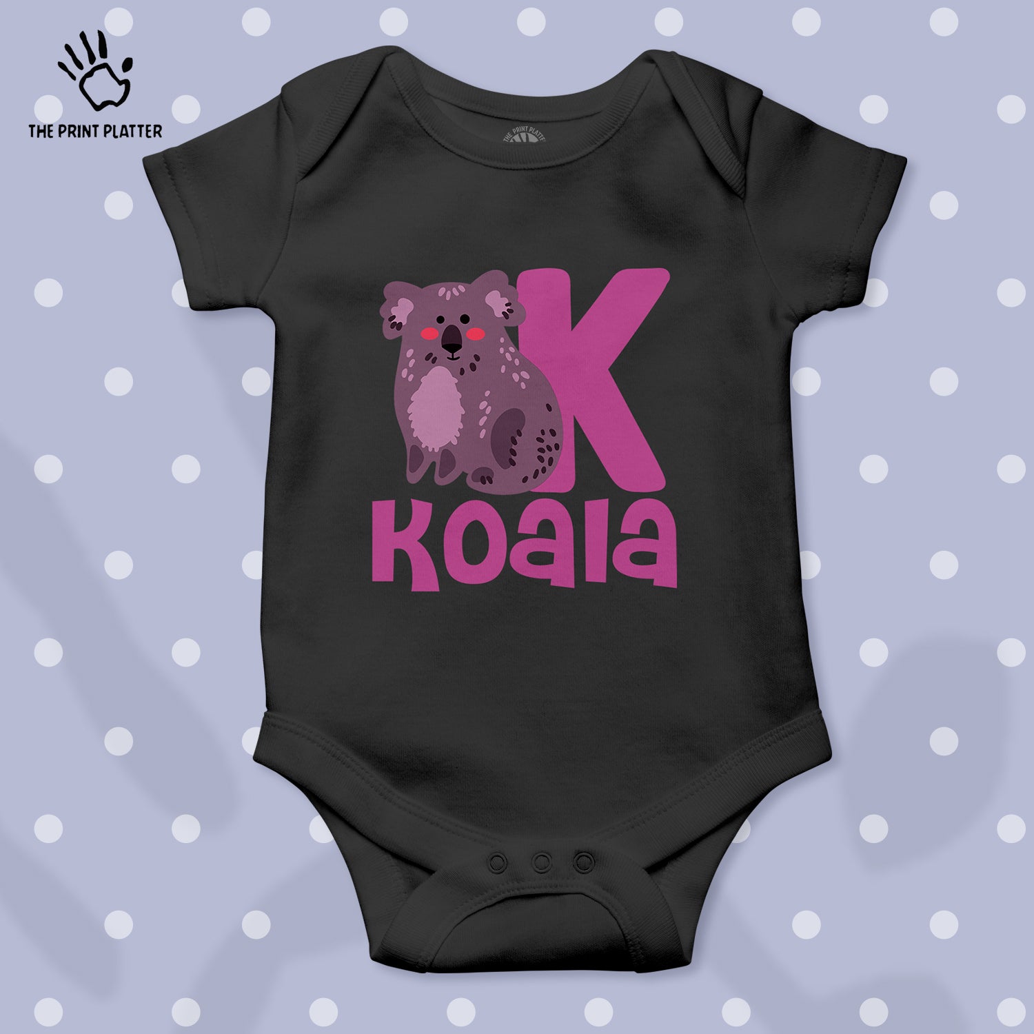 Koala Unisex Half Sleeve Romper