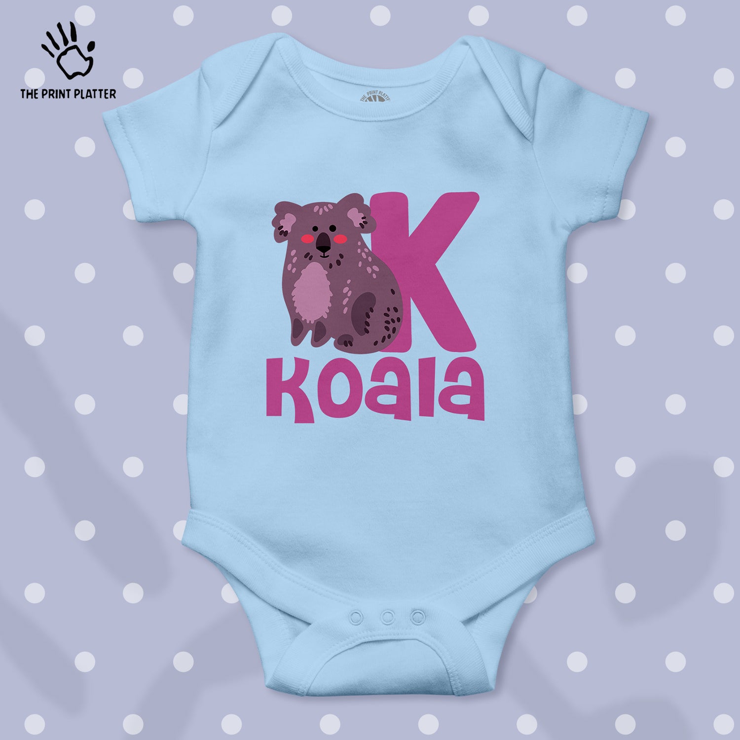 Koala Unisex Half Sleeve Romper