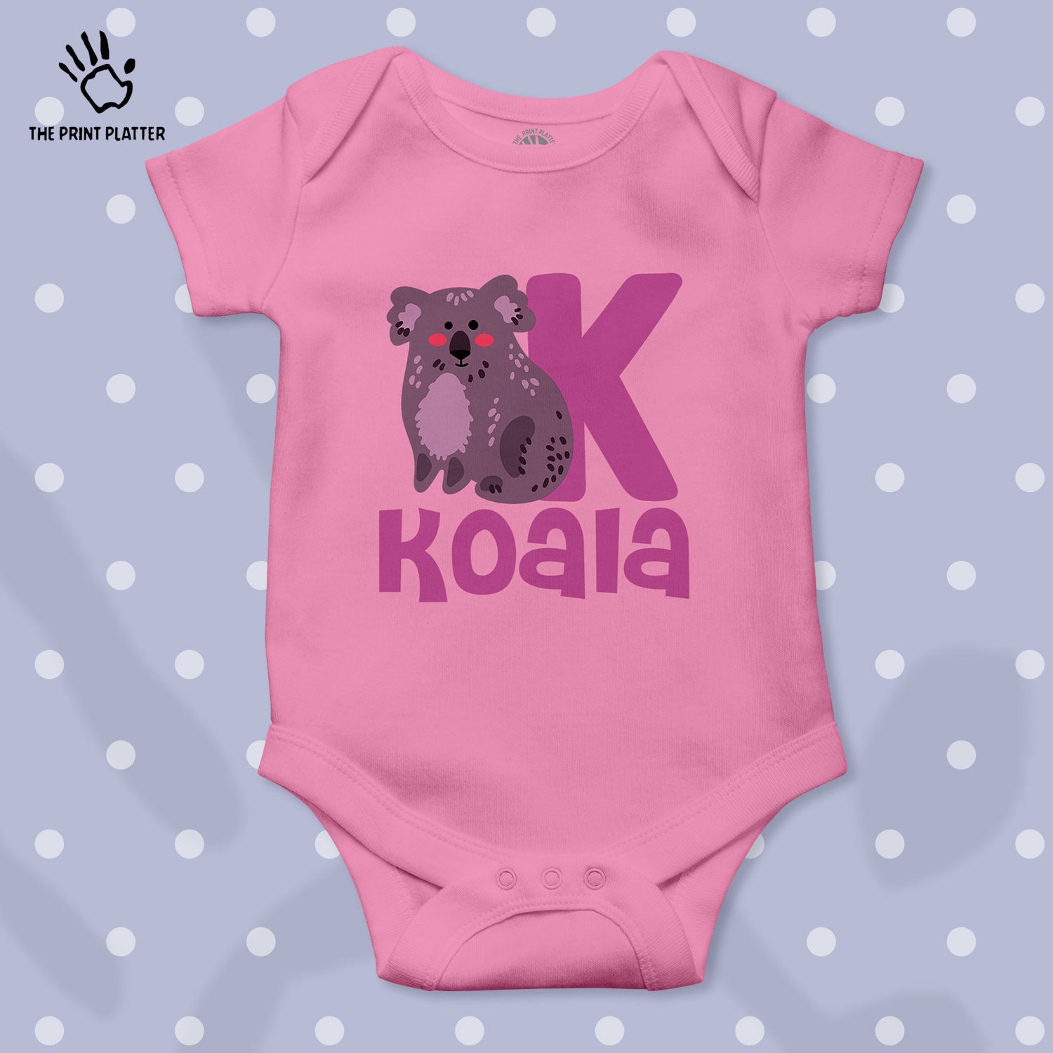 Koala Unisex Half Sleeve Romper