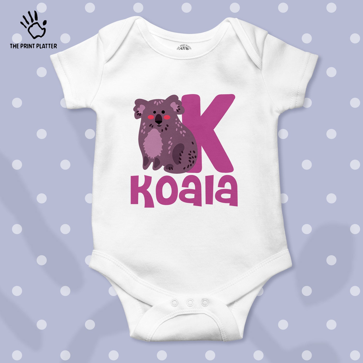 Koala Unisex Half Sleeve Romper