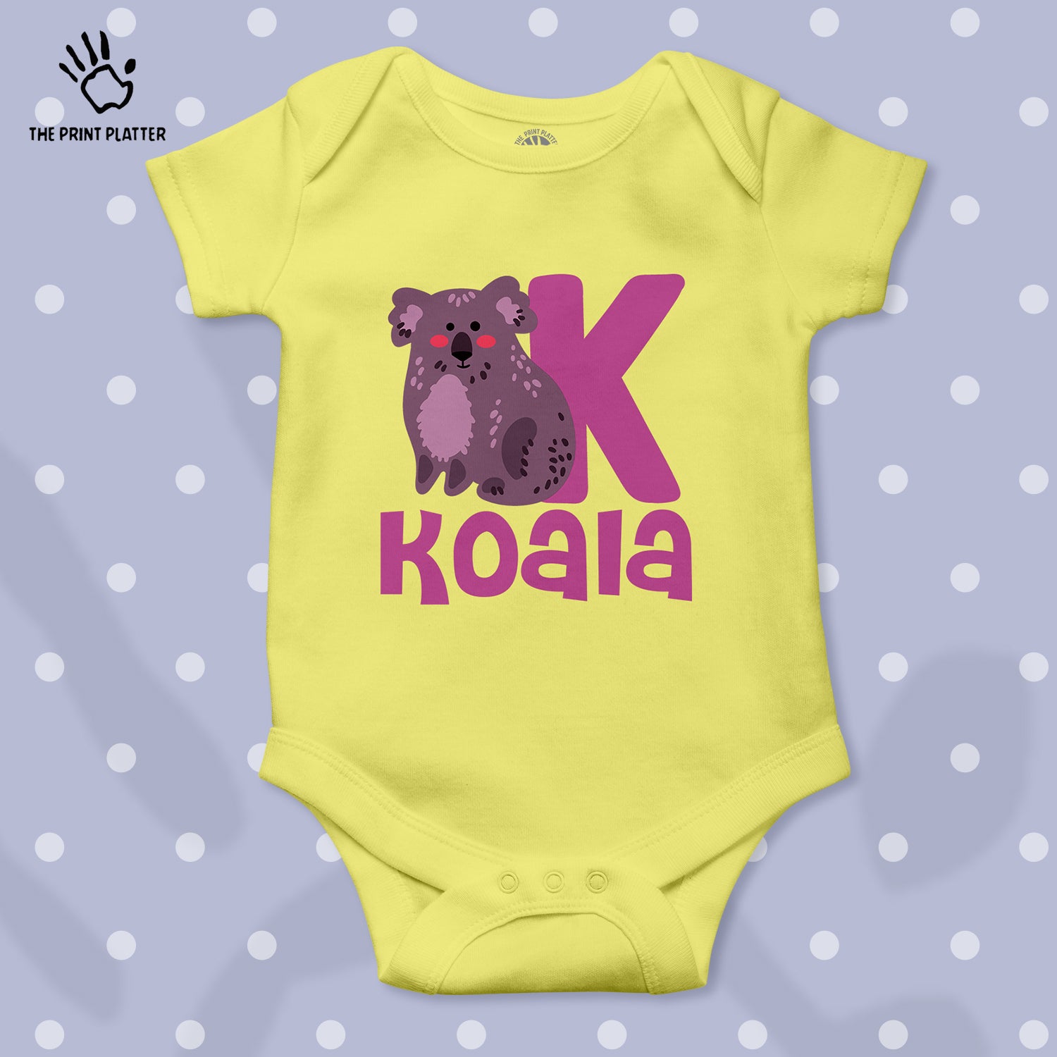 Koala Unisex Half Sleeve Romper