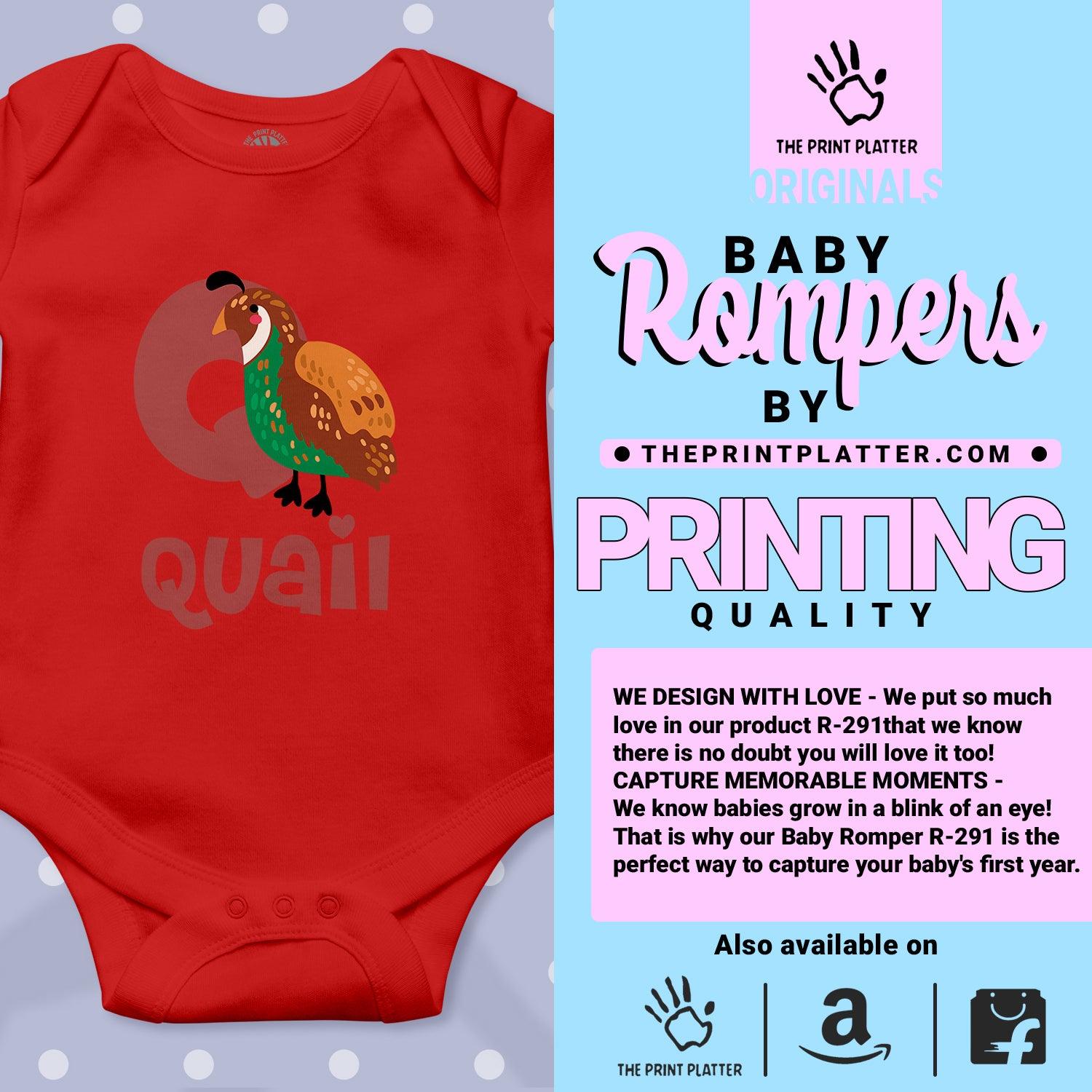 Quail Unisex Half Sleeve Romper