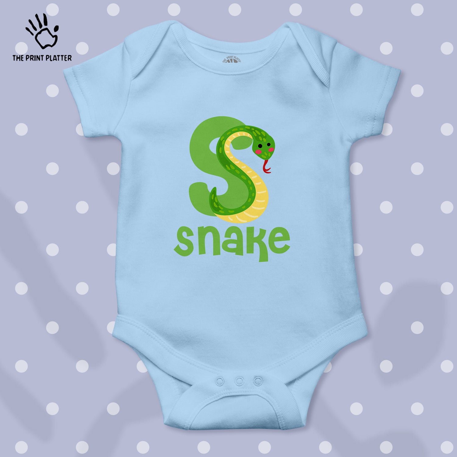 Snake Unisex Half Sleeve Romper