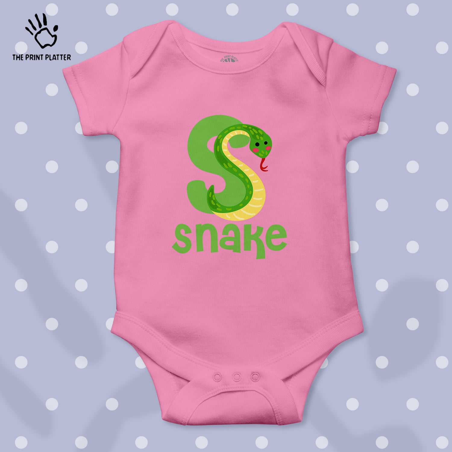 Snake Unisex Half Sleeve Romper