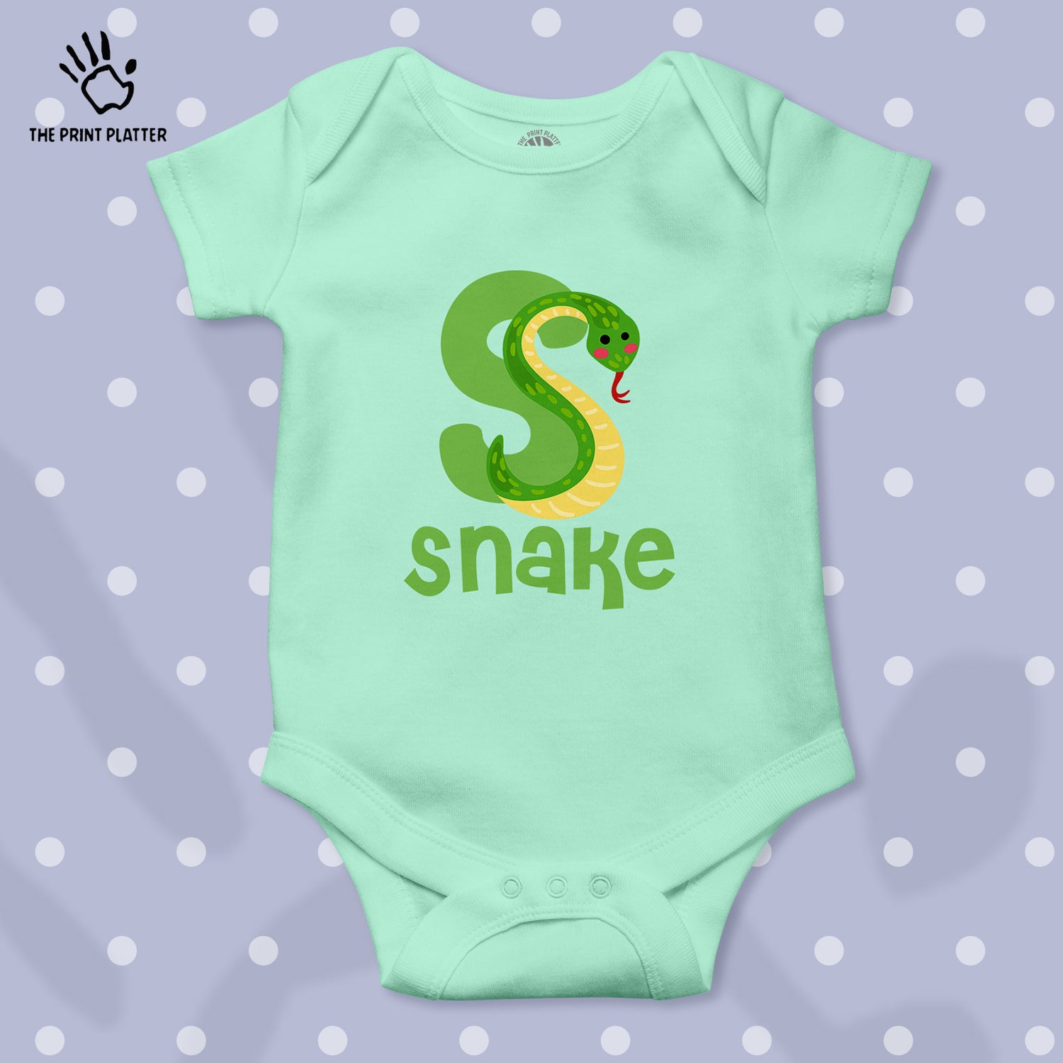 Snake Unisex Half Sleeve Romper