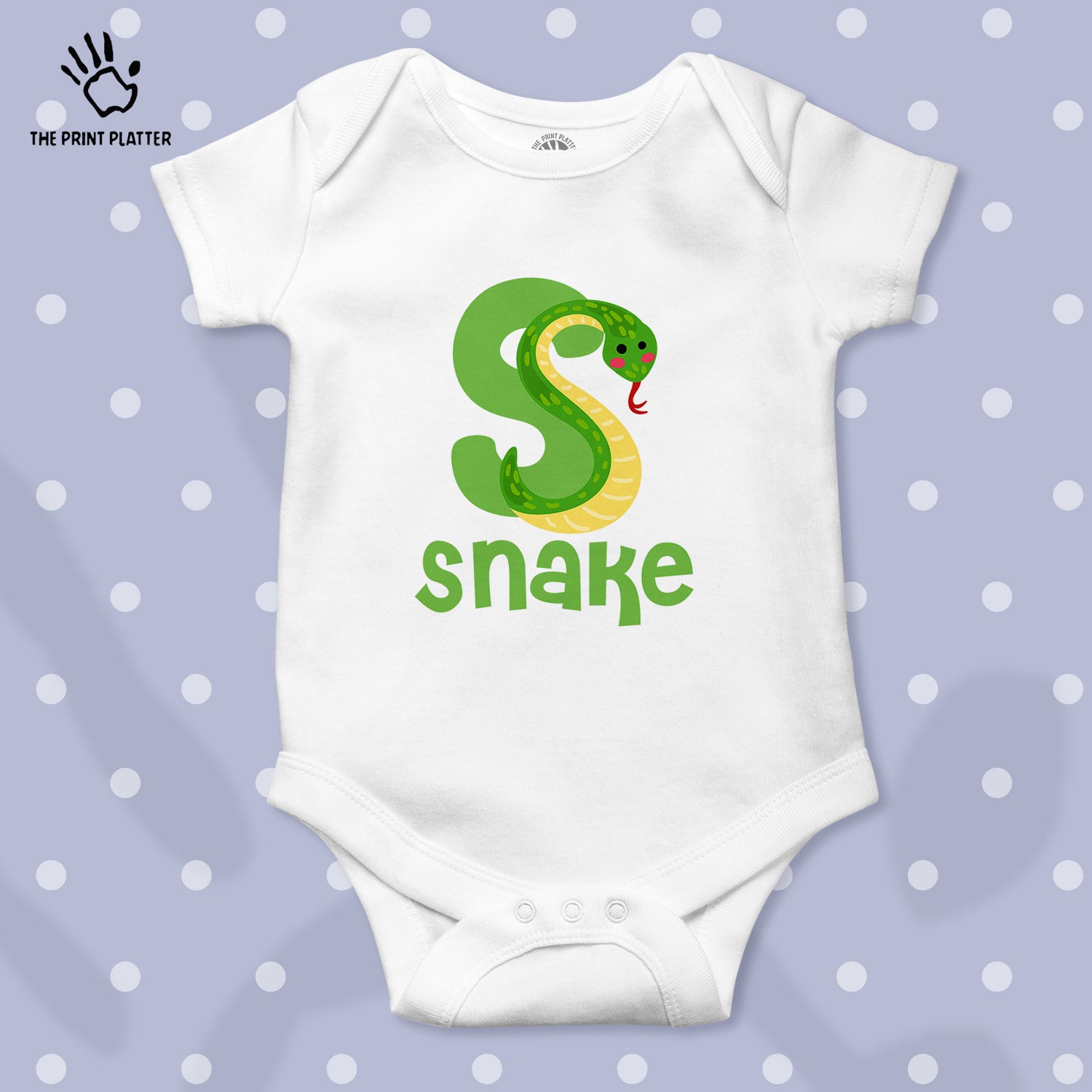 Snake Unisex Half Sleeve Romper