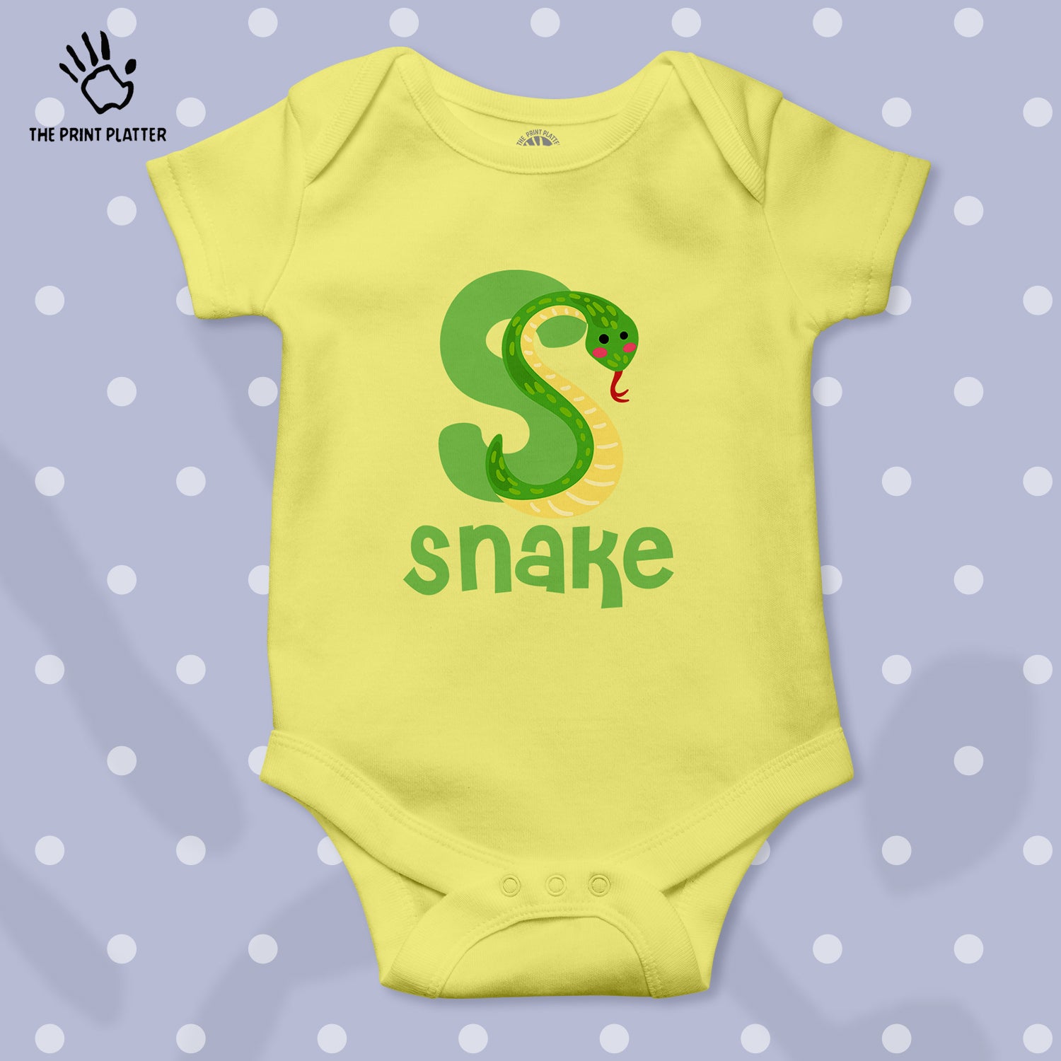 Snake Unisex Half Sleeve Romper