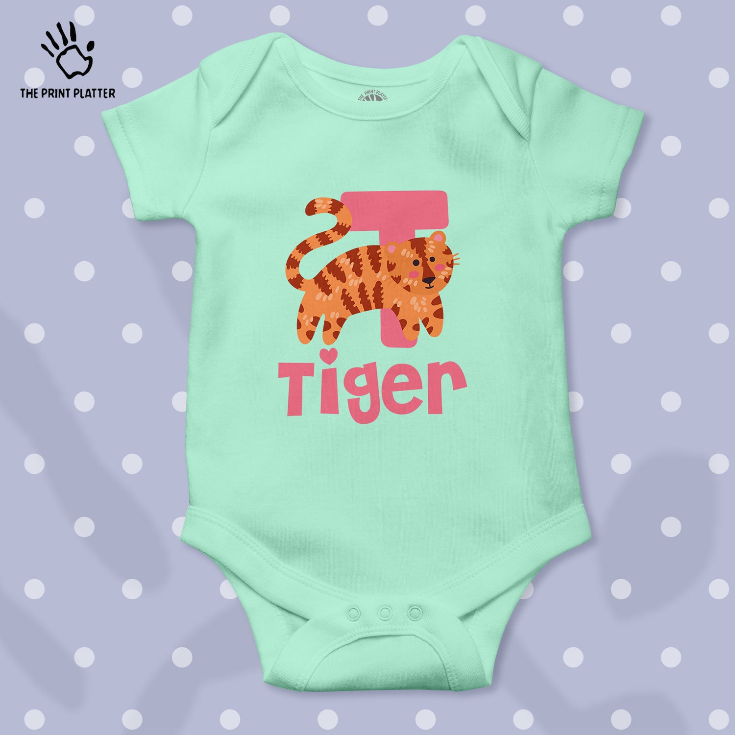 Tiger Unisex Half Sleeve Romper