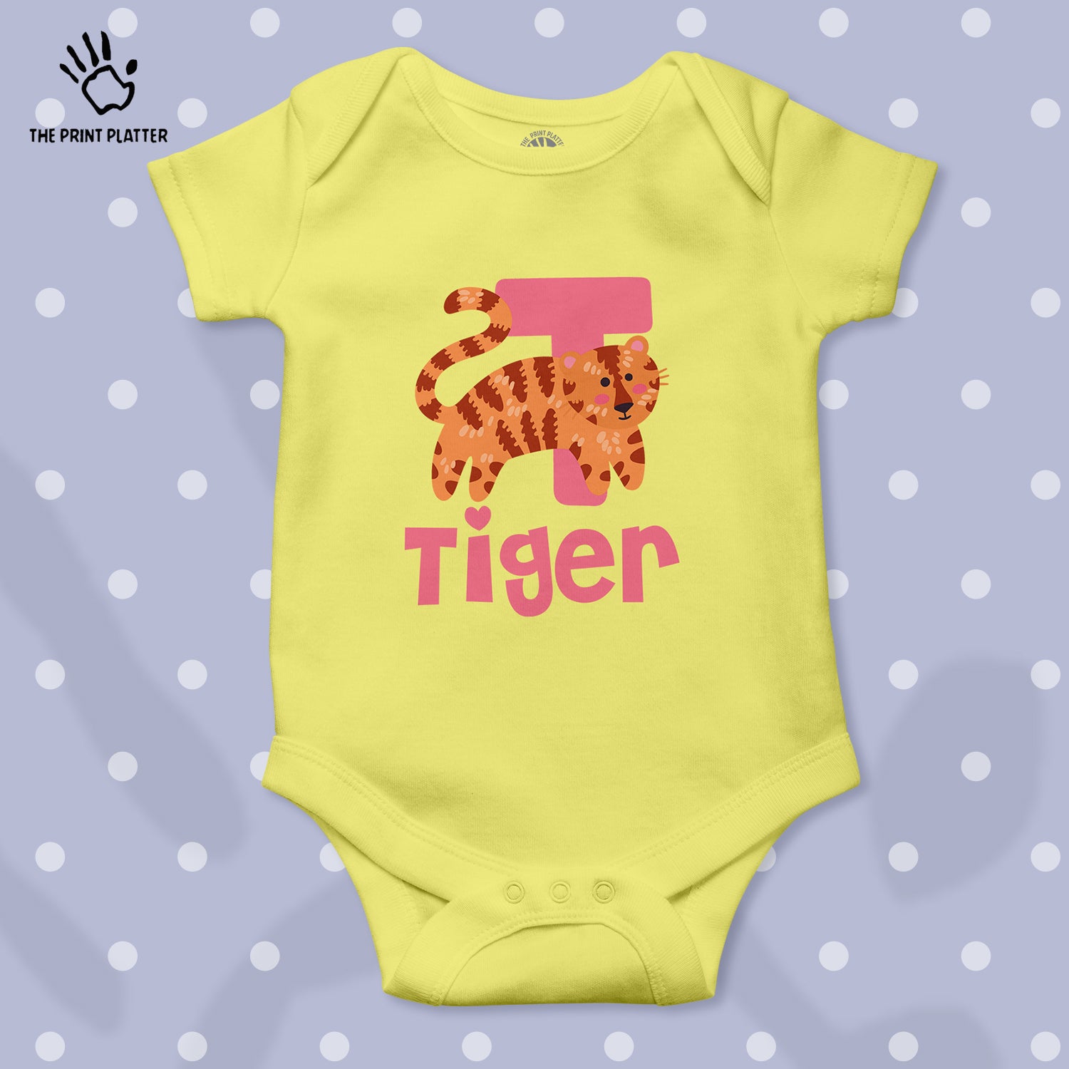 Tiger Unisex Half Sleeve Romper