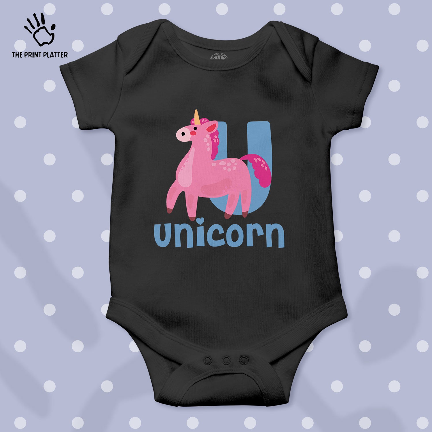 Unicorn Unisex Half Sleeve Romper