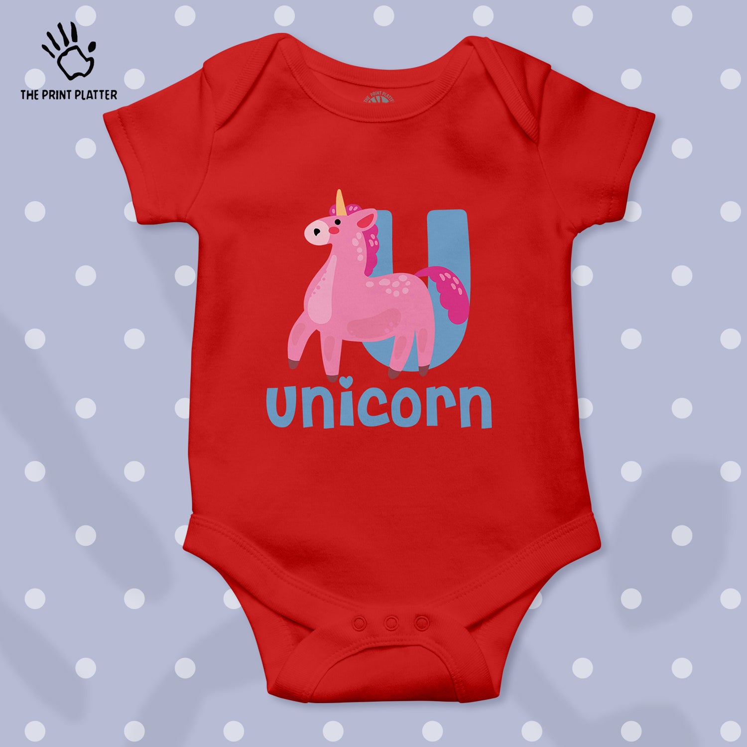 Unicorn Unisex Half Sleeve Romper