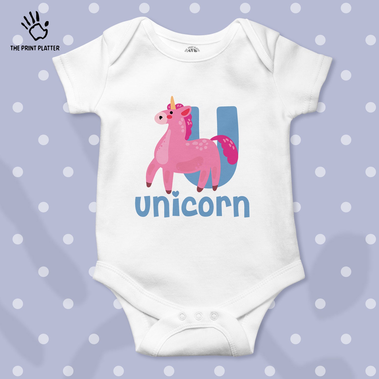 Unicorn Unisex Half Sleeve Romper