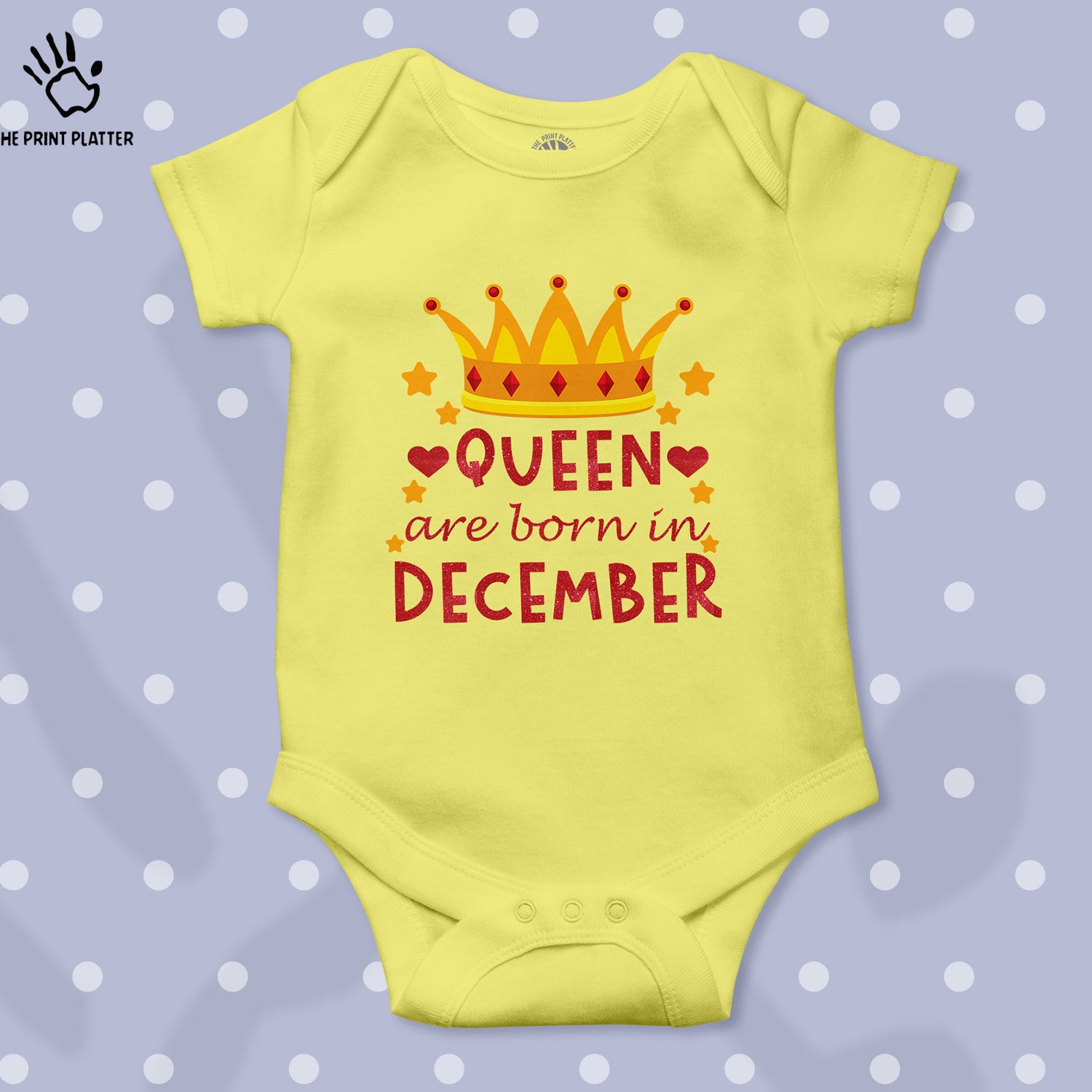 Queen Are Born In December Unisex Half Sleeve Romper