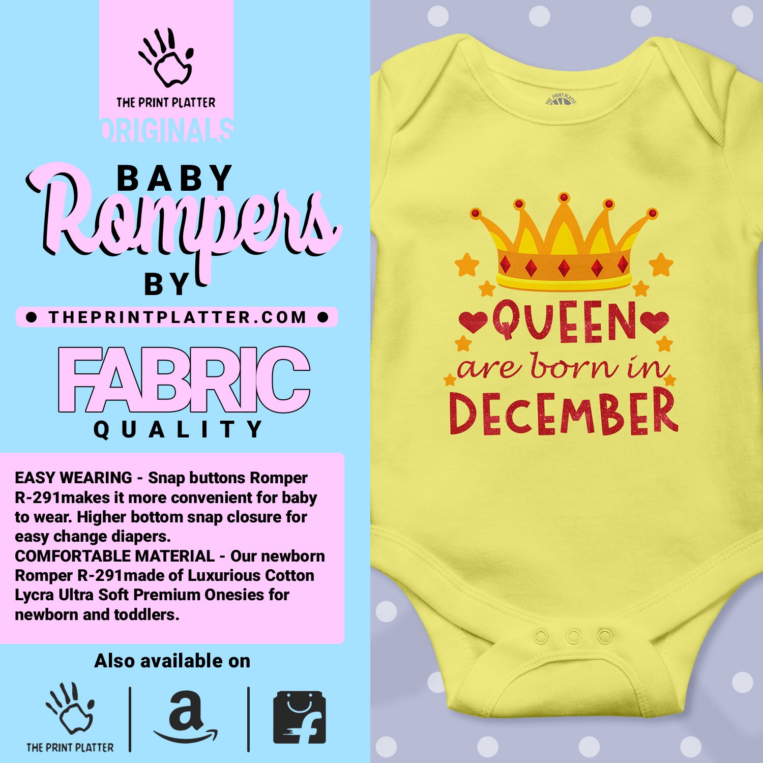 Queen Are Born In December Unisex Half Sleeve Romper