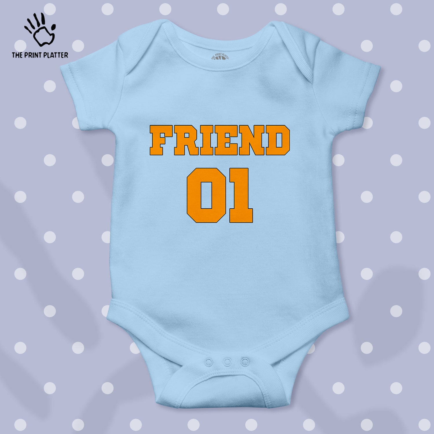 Friend 01 Unisex Half Sleeve Romper