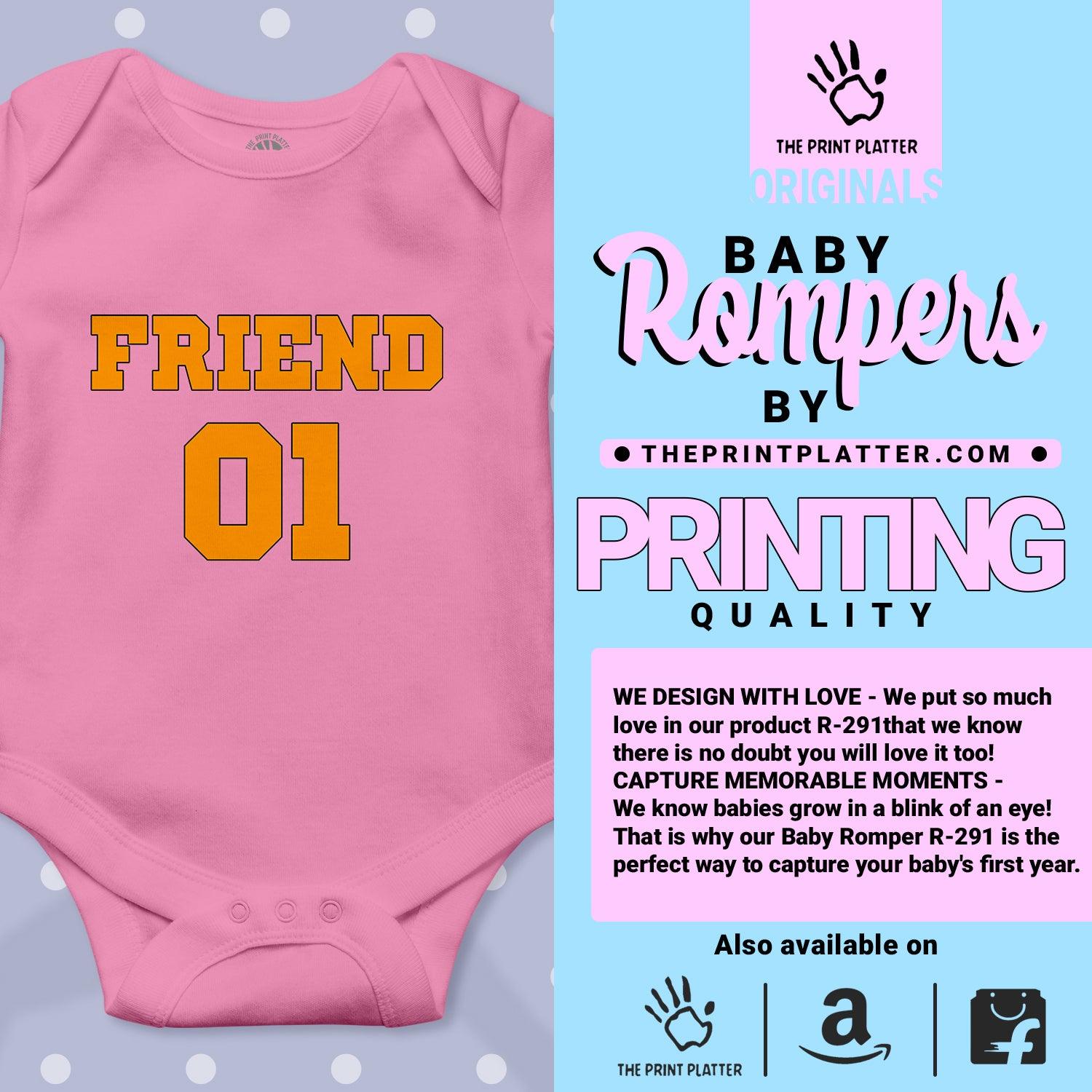 Friend 01 Unisex Half Sleeve Romper