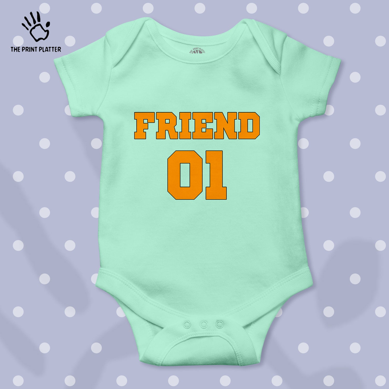 Friend 01 Unisex Half Sleeve Romper