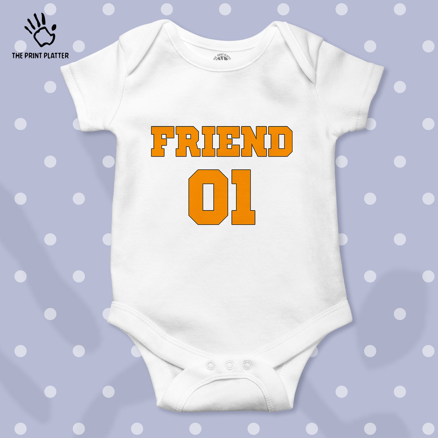 Friend 01 Unisex Half Sleeve Romper