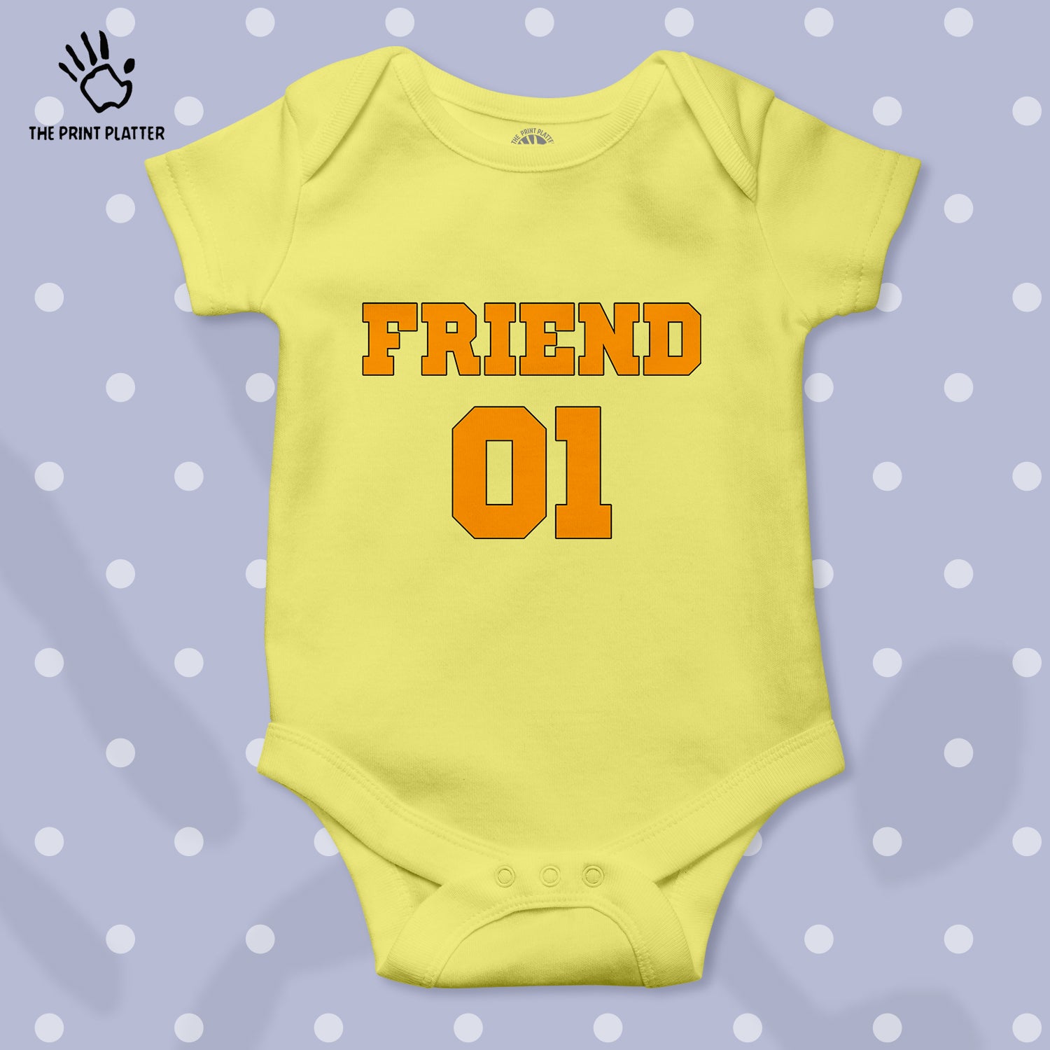 Friend 01 Unisex Half Sleeve Romper