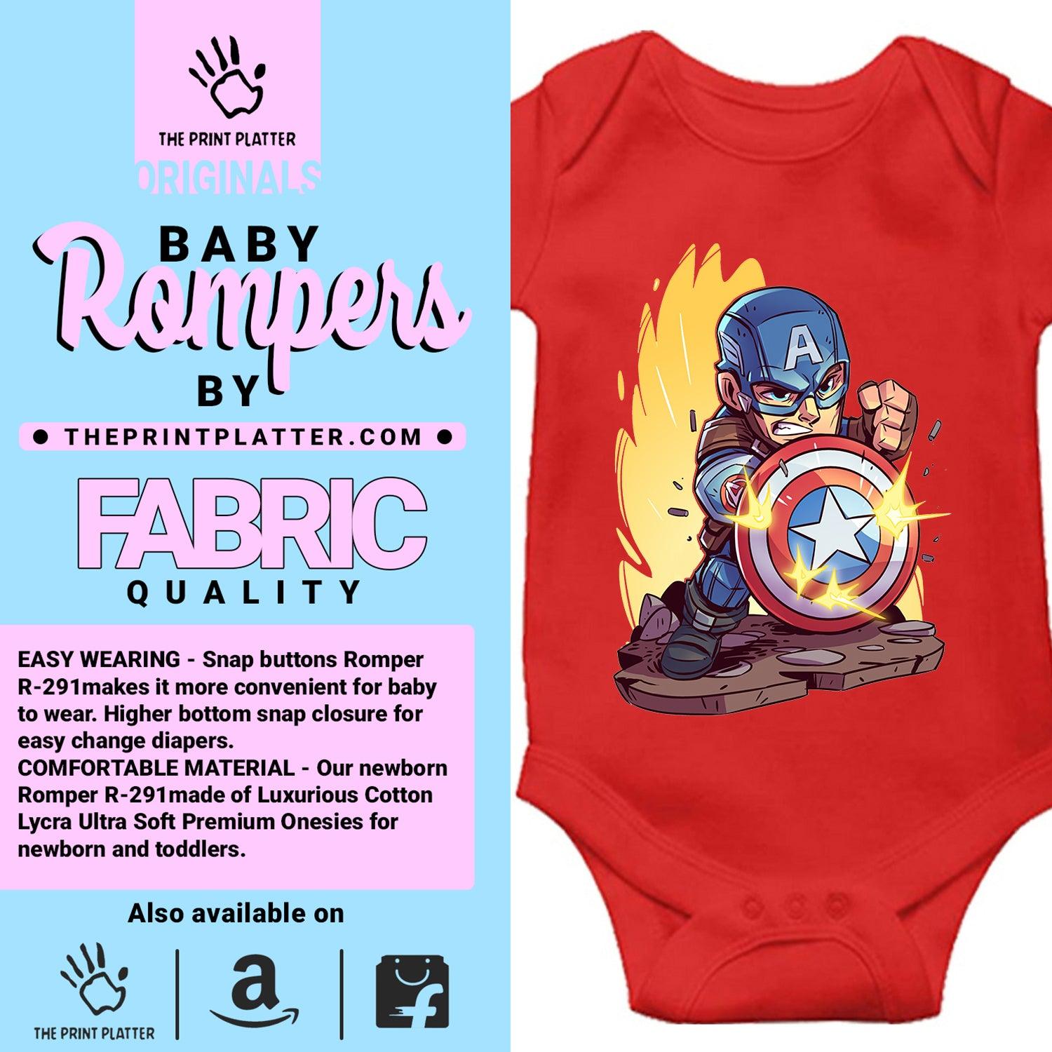 Winter soilder Unisex Half Sleeve Romper