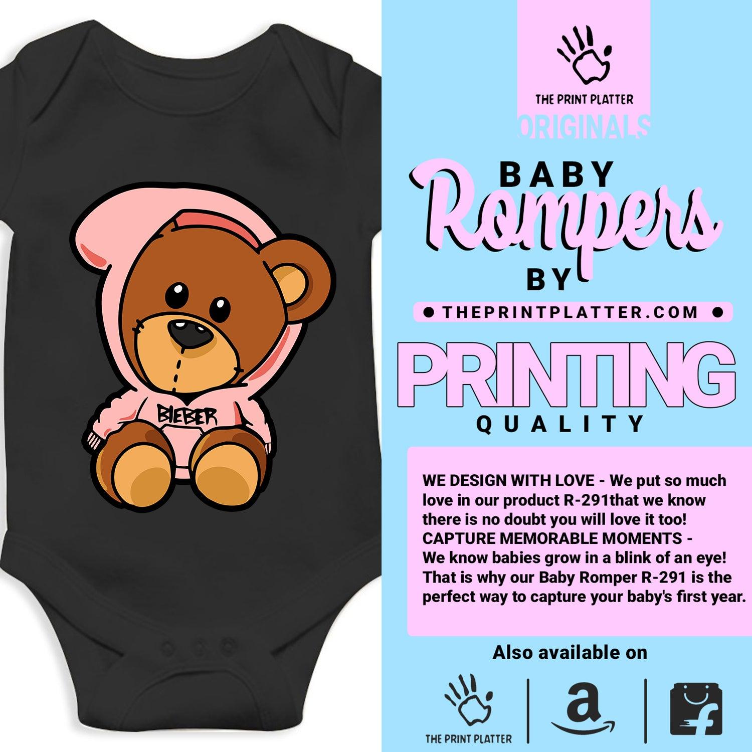 Teddy Unisex Half Sleeve Romper