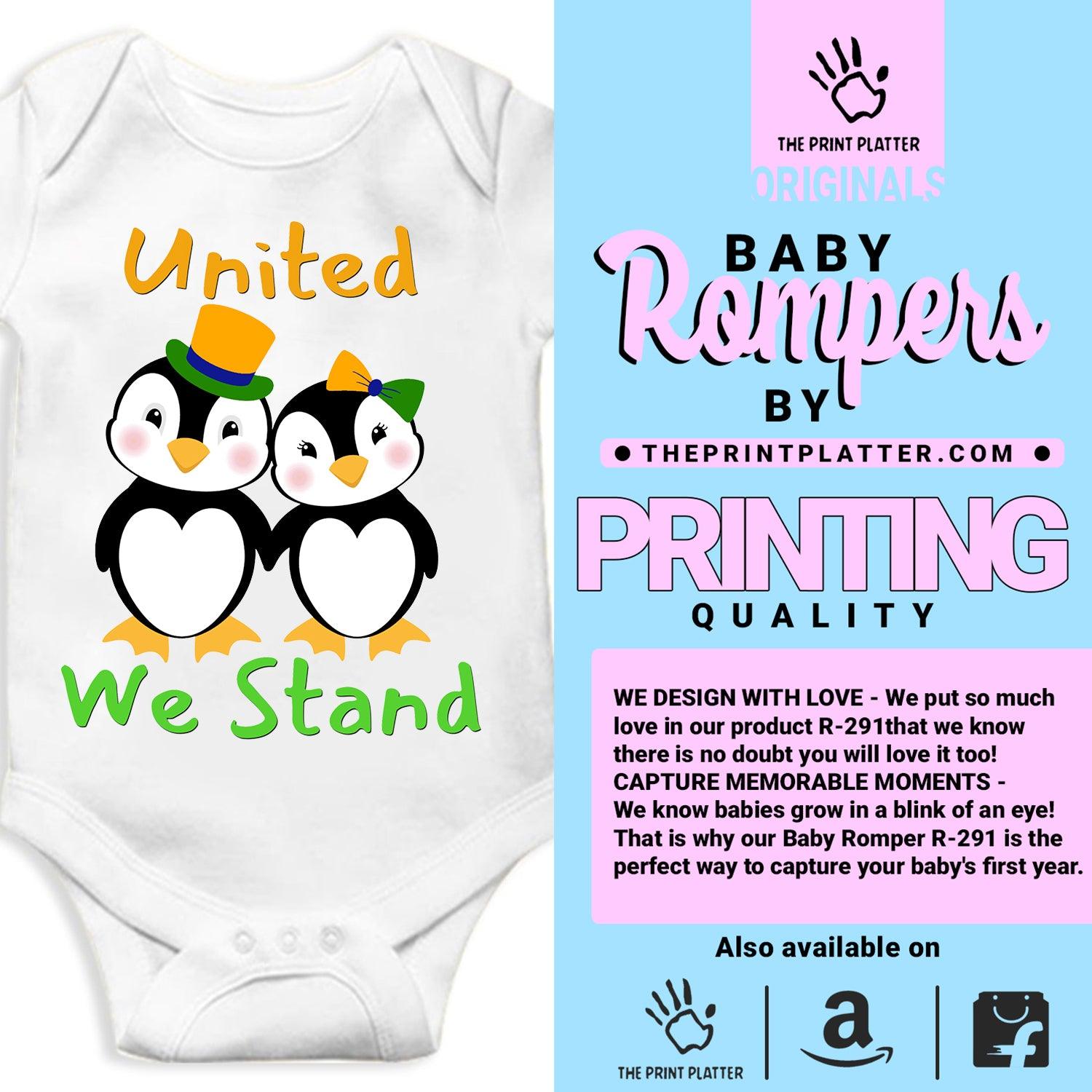 United We Stand Unisex Half Sleeve Romper