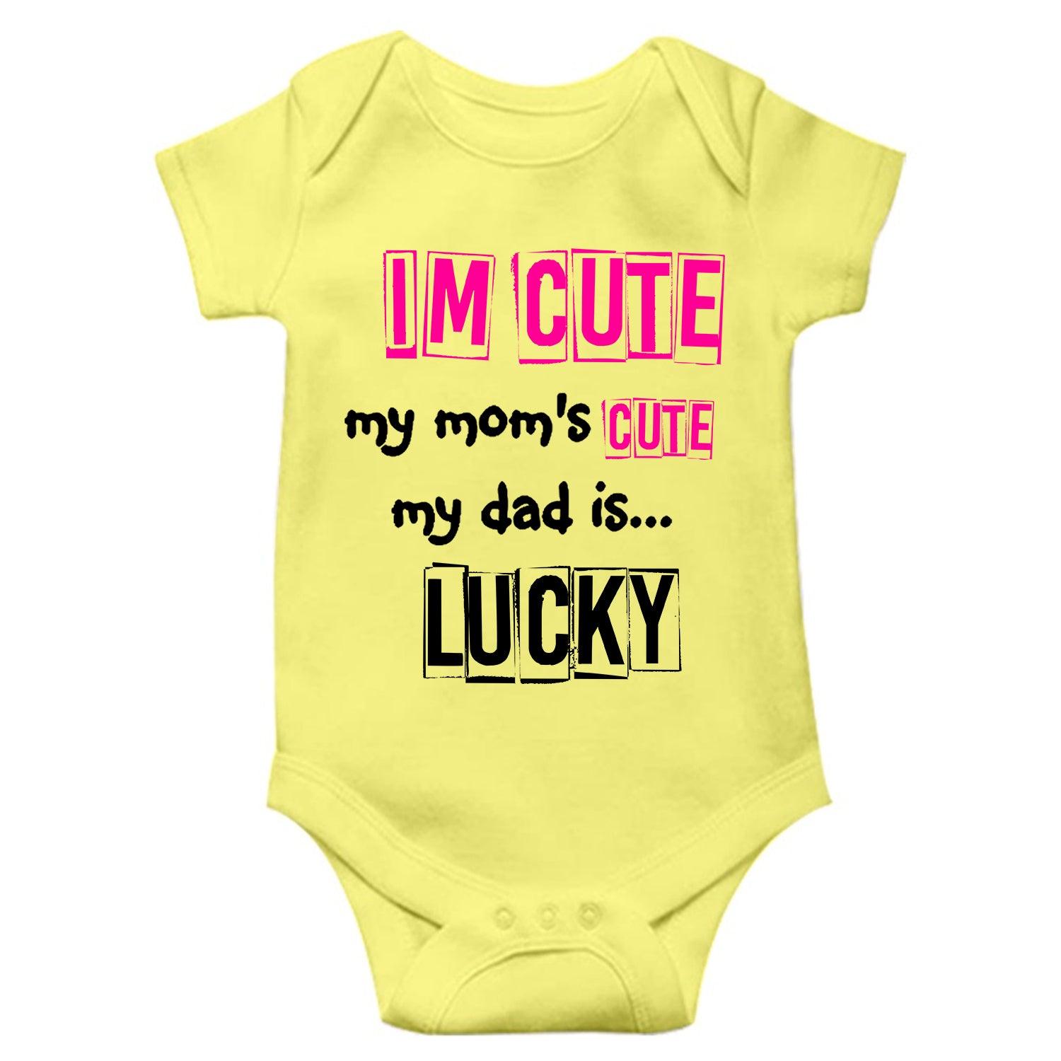 I'm Cute Unisex Half Sleeve Romper