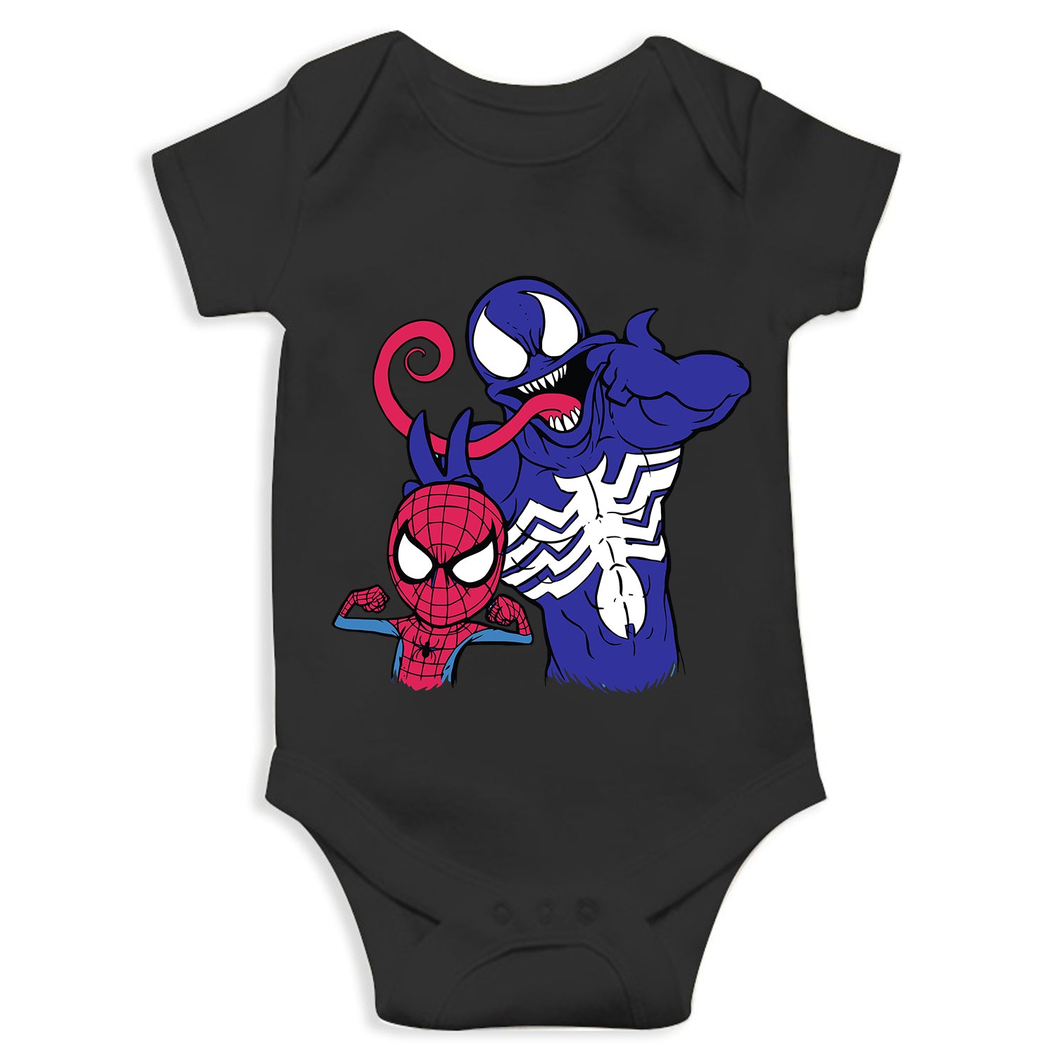 Spider Venom Unisex Half Sleeve Romper