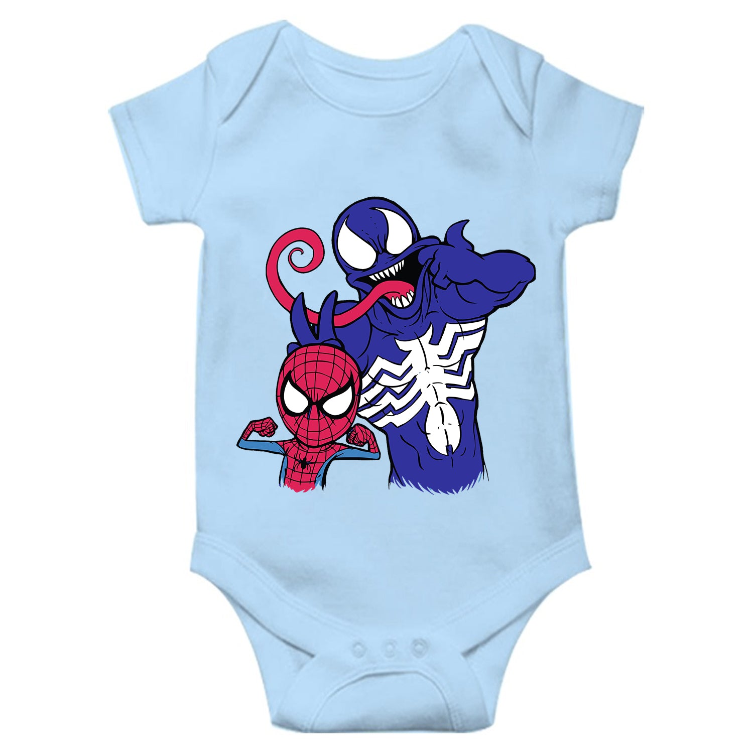 Spider Venom Unisex Half Sleeve Romper