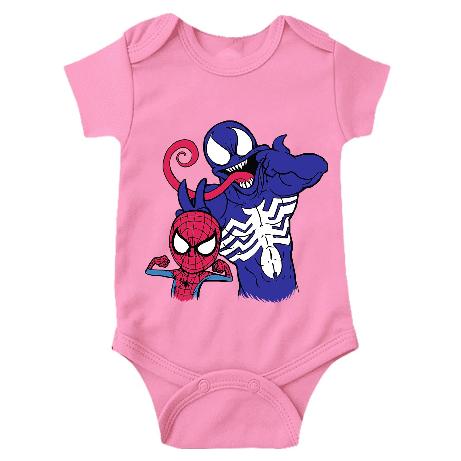 Spider Venom Unisex Half Sleeve Romper