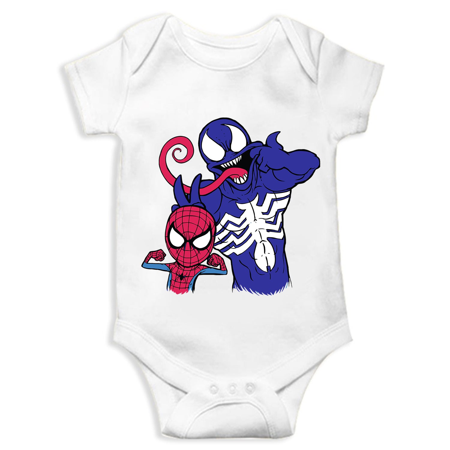 Spider Venom Unisex Half Sleeve Romper