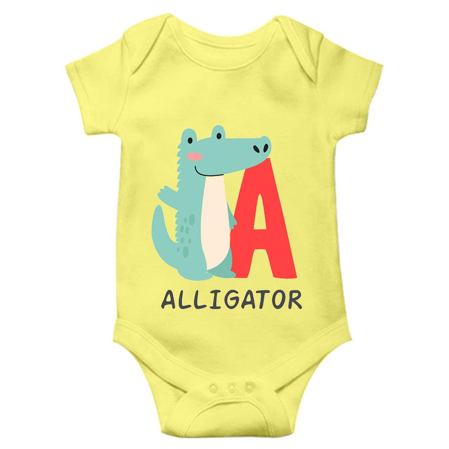 Alligator Unisex Half Sleeve Romper