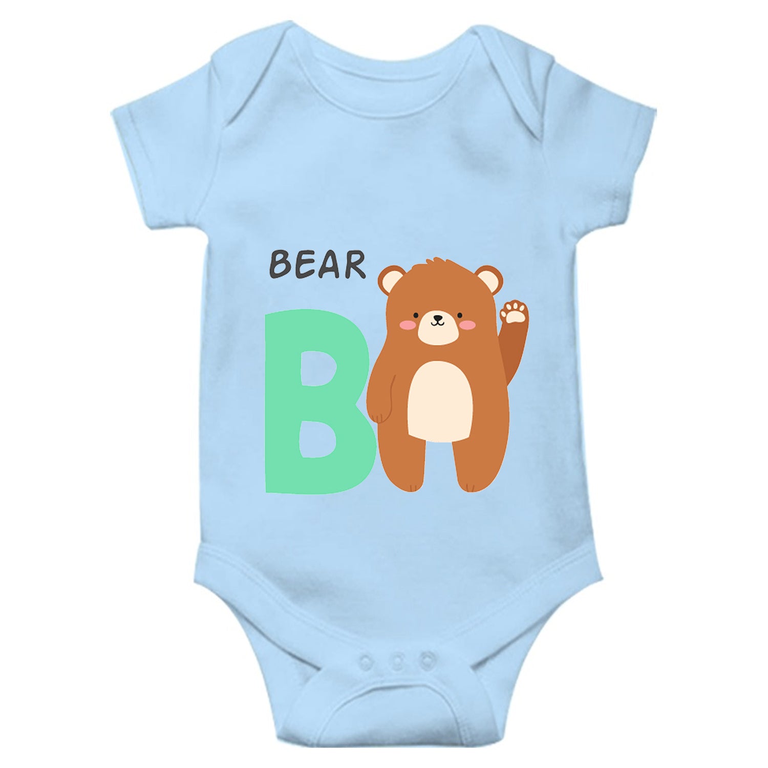 Bear Unisex Half Sleeve Romper