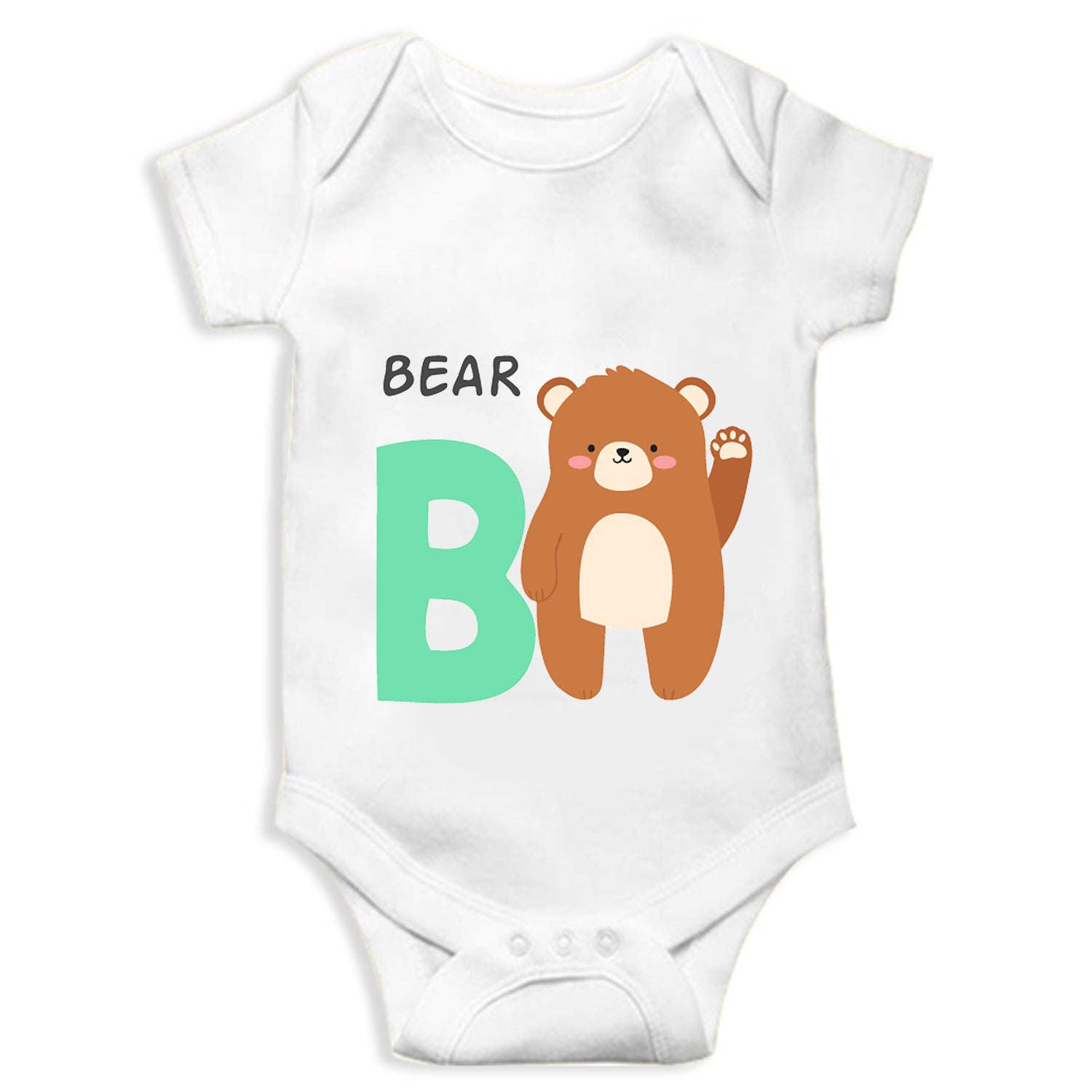 Bear Unisex Half Sleeve Romper