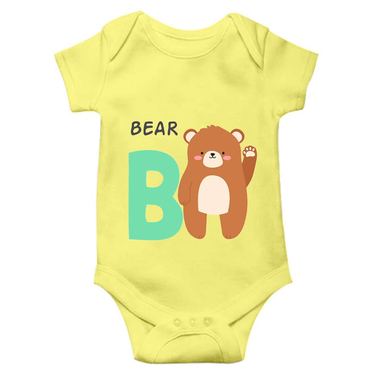 Bear Unisex Half Sleeve Romper