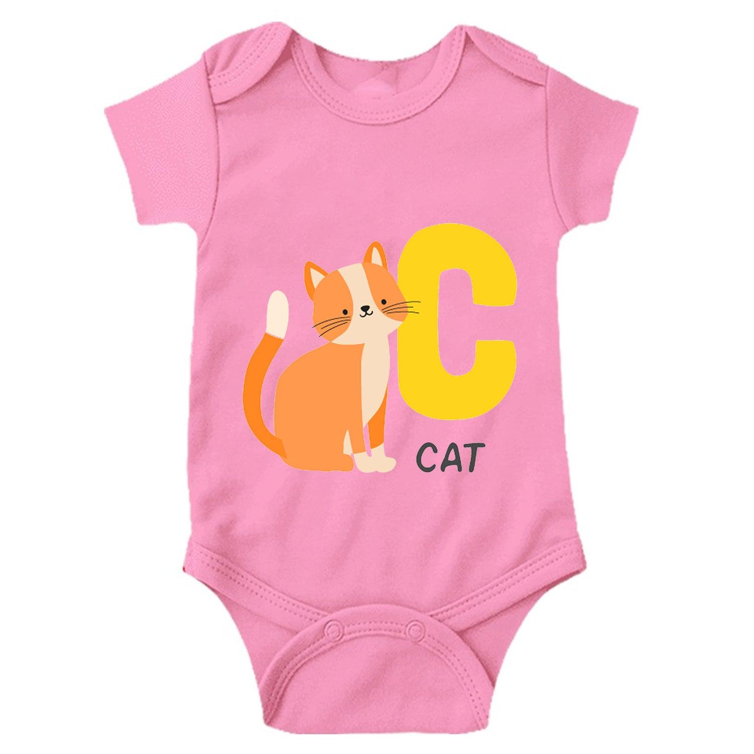 Cat Unisex Half Sleeve Romper