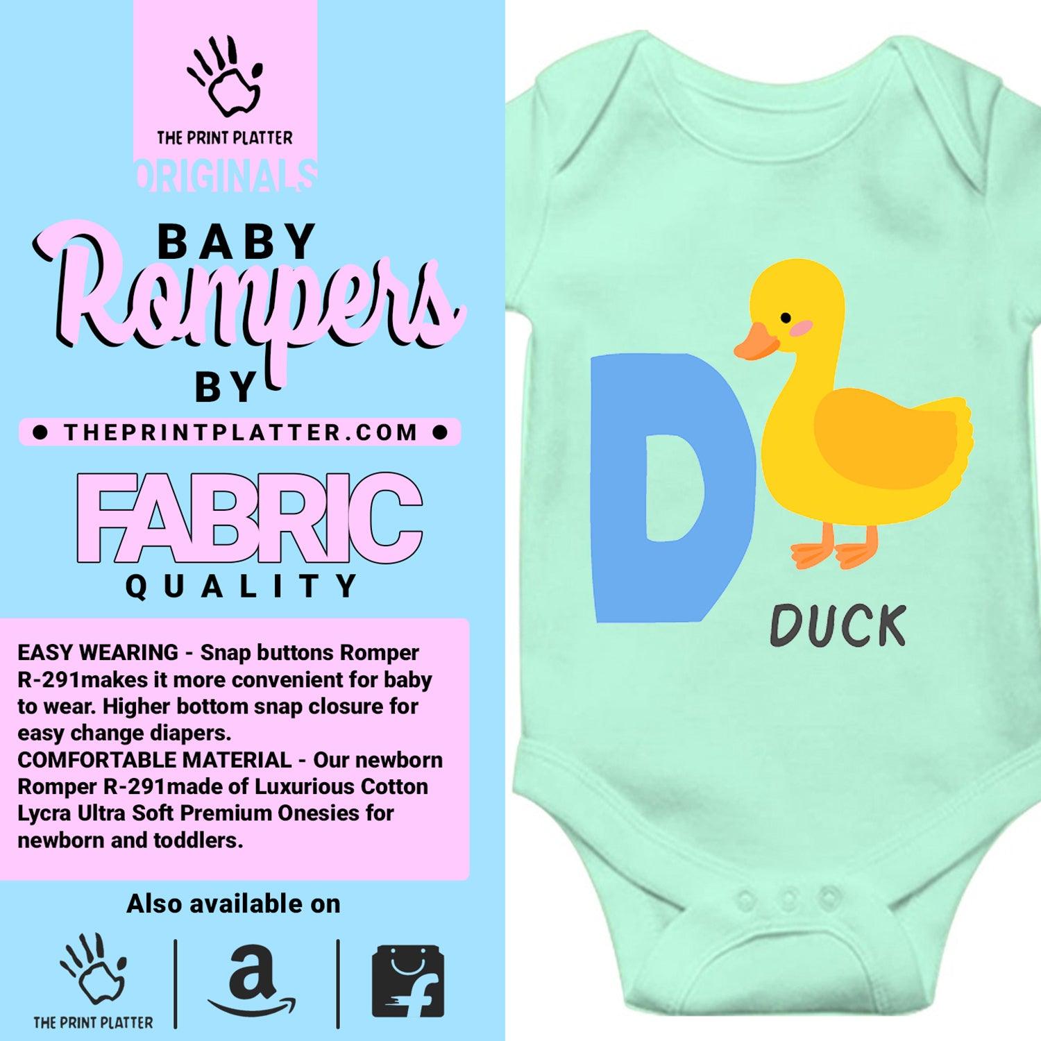 Duck Unisex Half Sleeve Romper