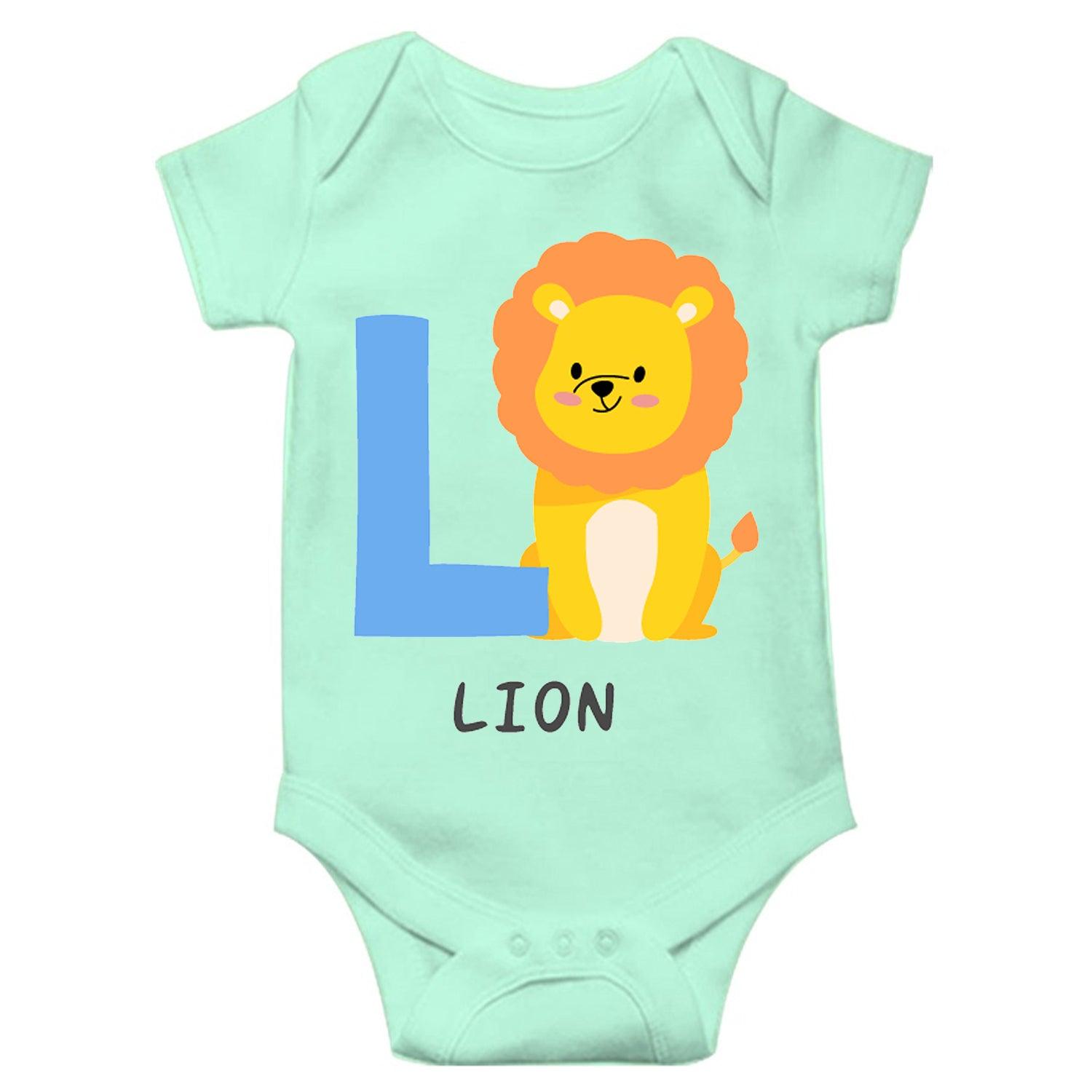 Lion Unisex Half Sleeve Romper