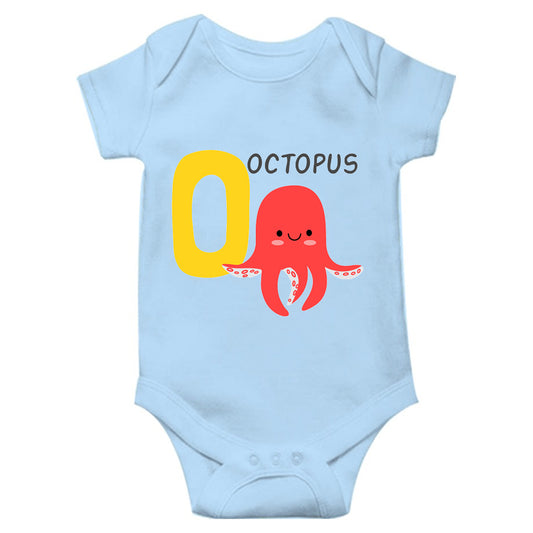 Octopus Unisex Half Sleeve Romper
