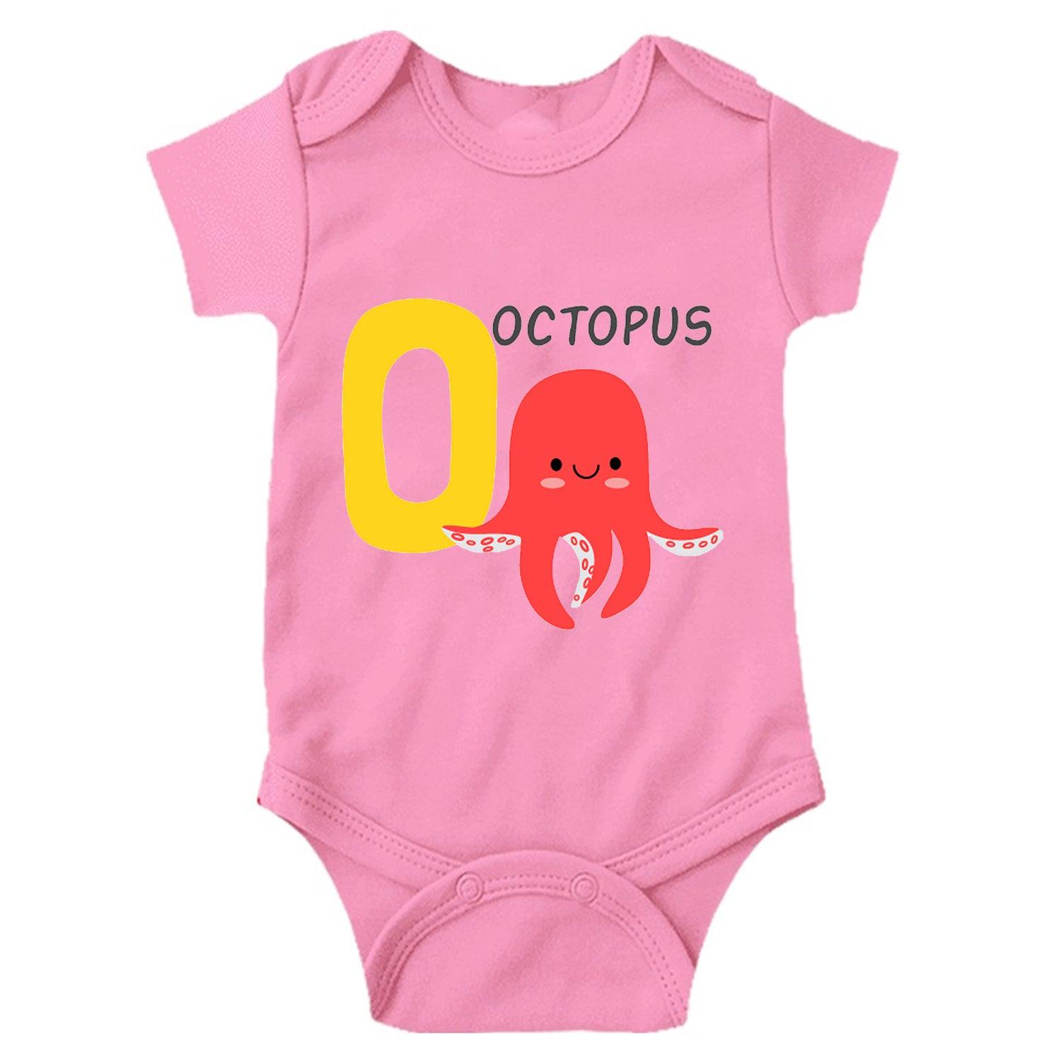 Octopus Unisex Half Sleeve Romper