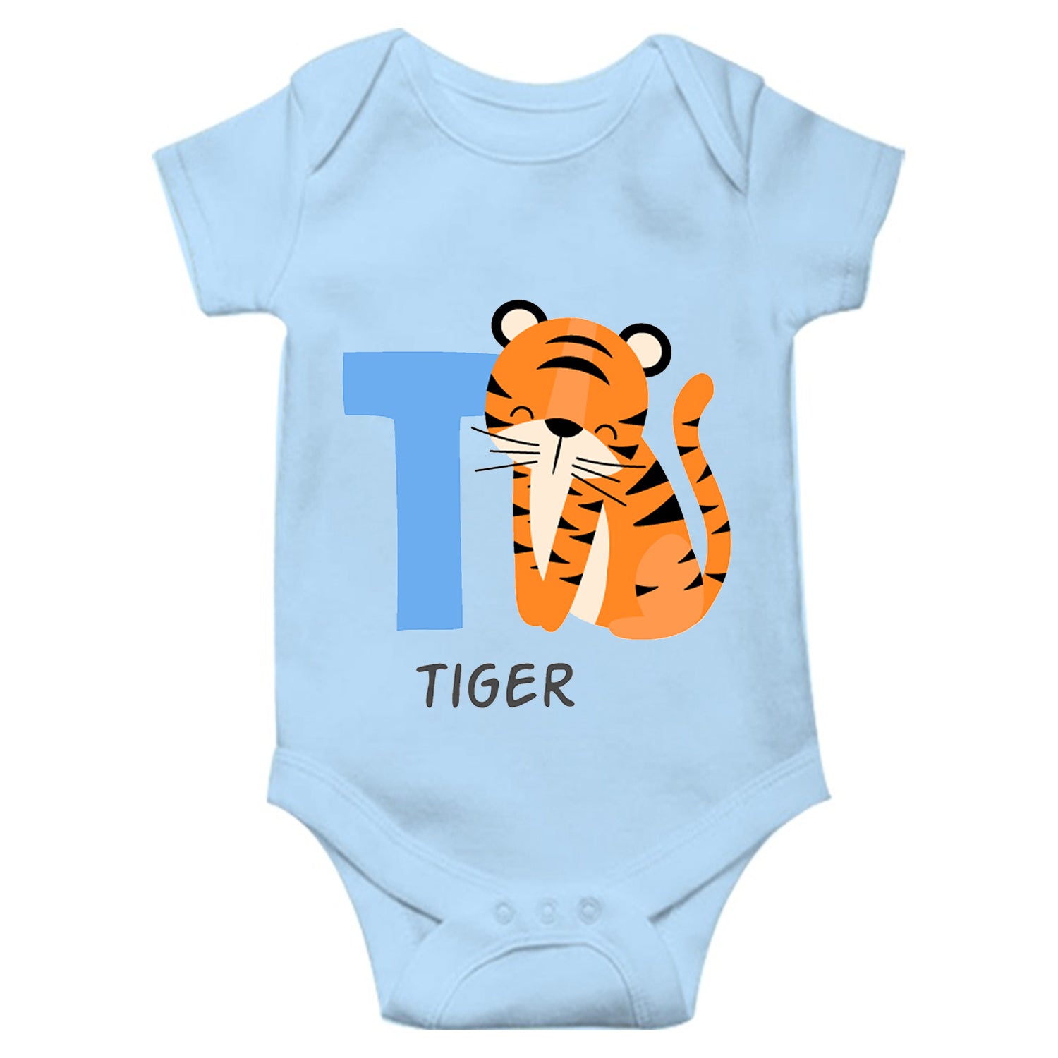 Tiger Unisex Half Sleeve Romper