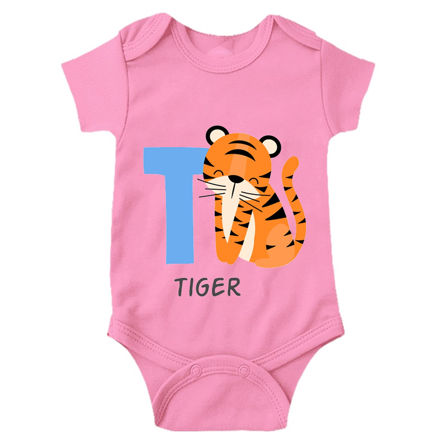 Tiger Unisex Half Sleeve Romper