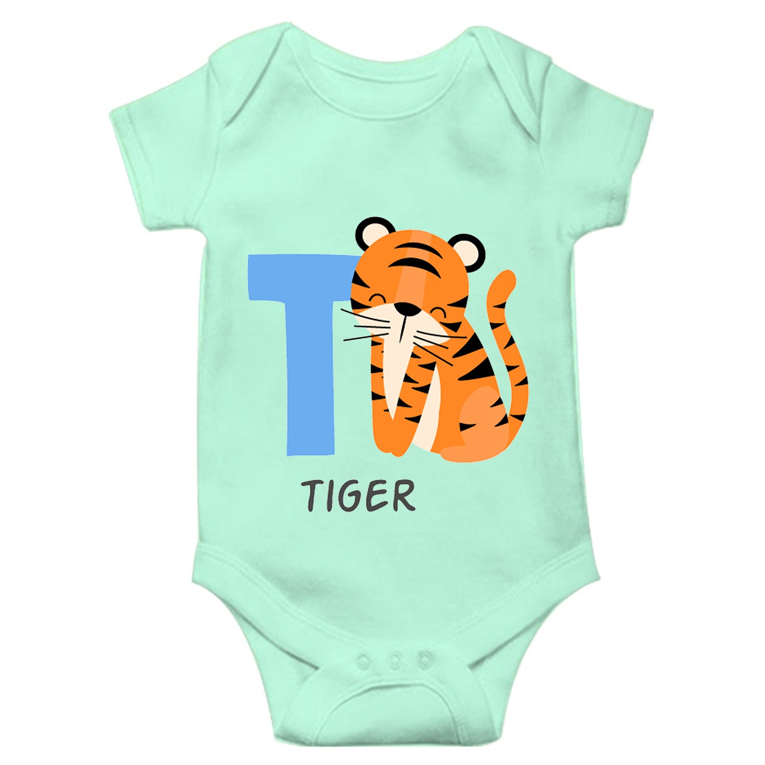 Tiger Unisex Half Sleeve Romper