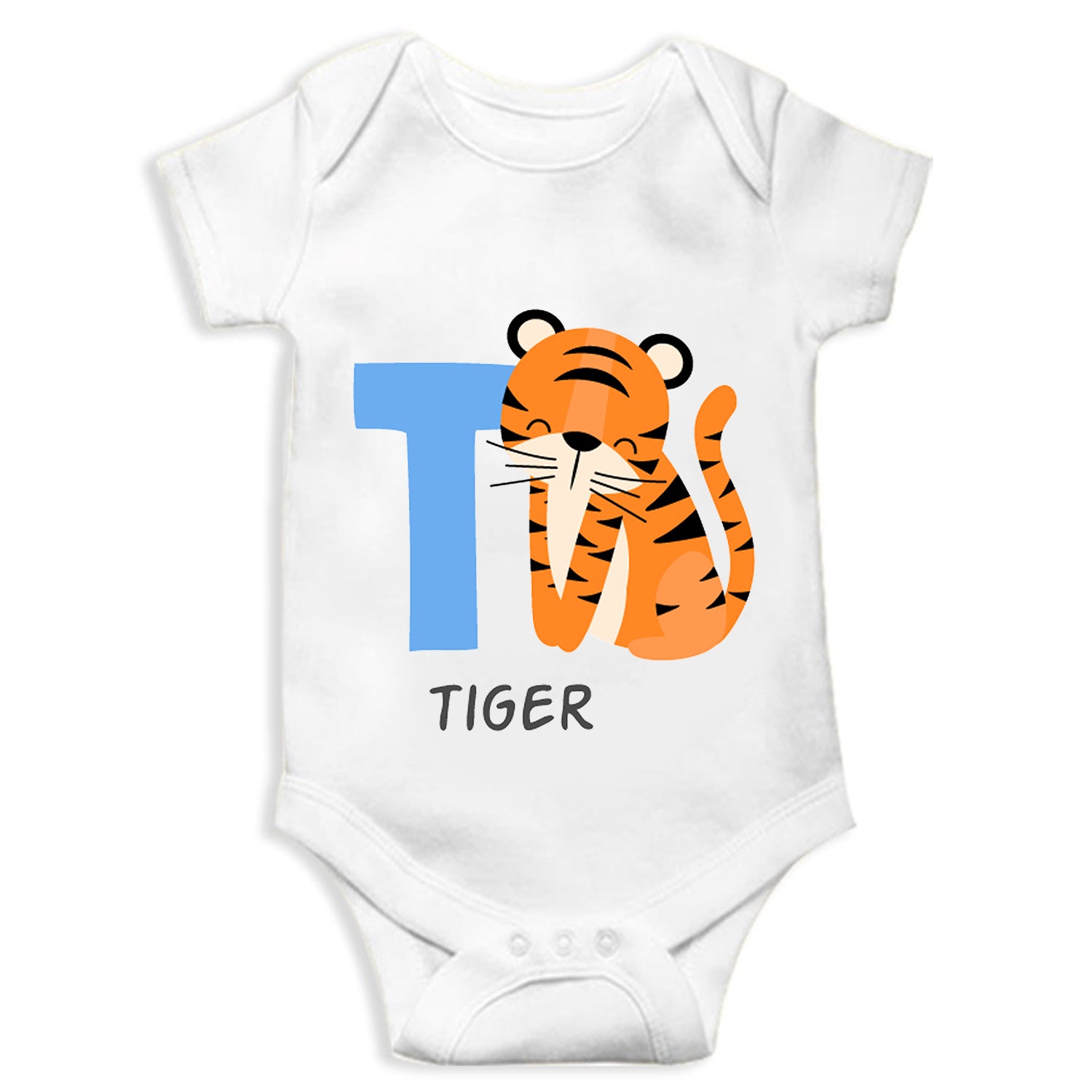 Tiger Unisex Half Sleeve Romper